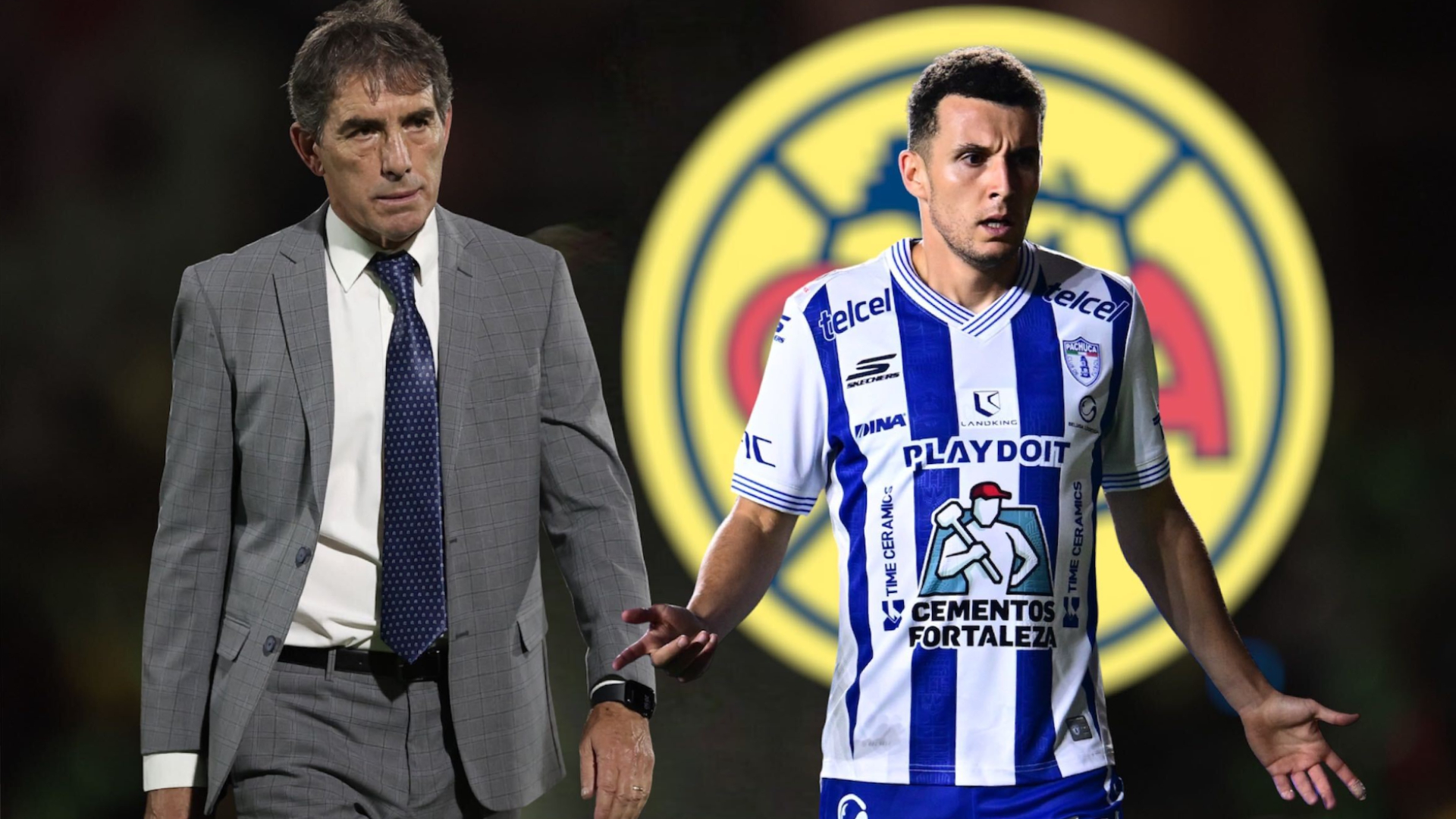 Guillermo Almada y Oussama Idrissi. MARCAMX