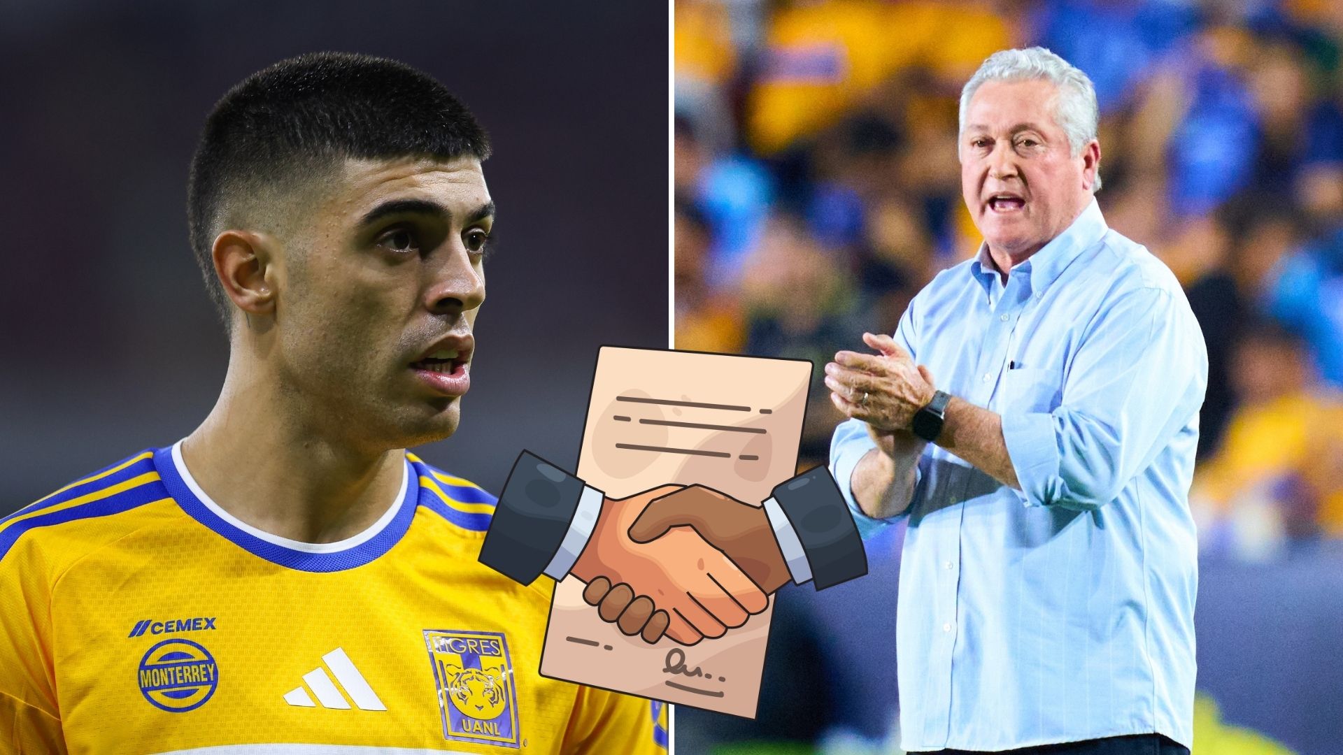 Tigres retiene a Brunetta y fans aplauden la gestión de Vucetich para evitar su salida / ESPECIAL