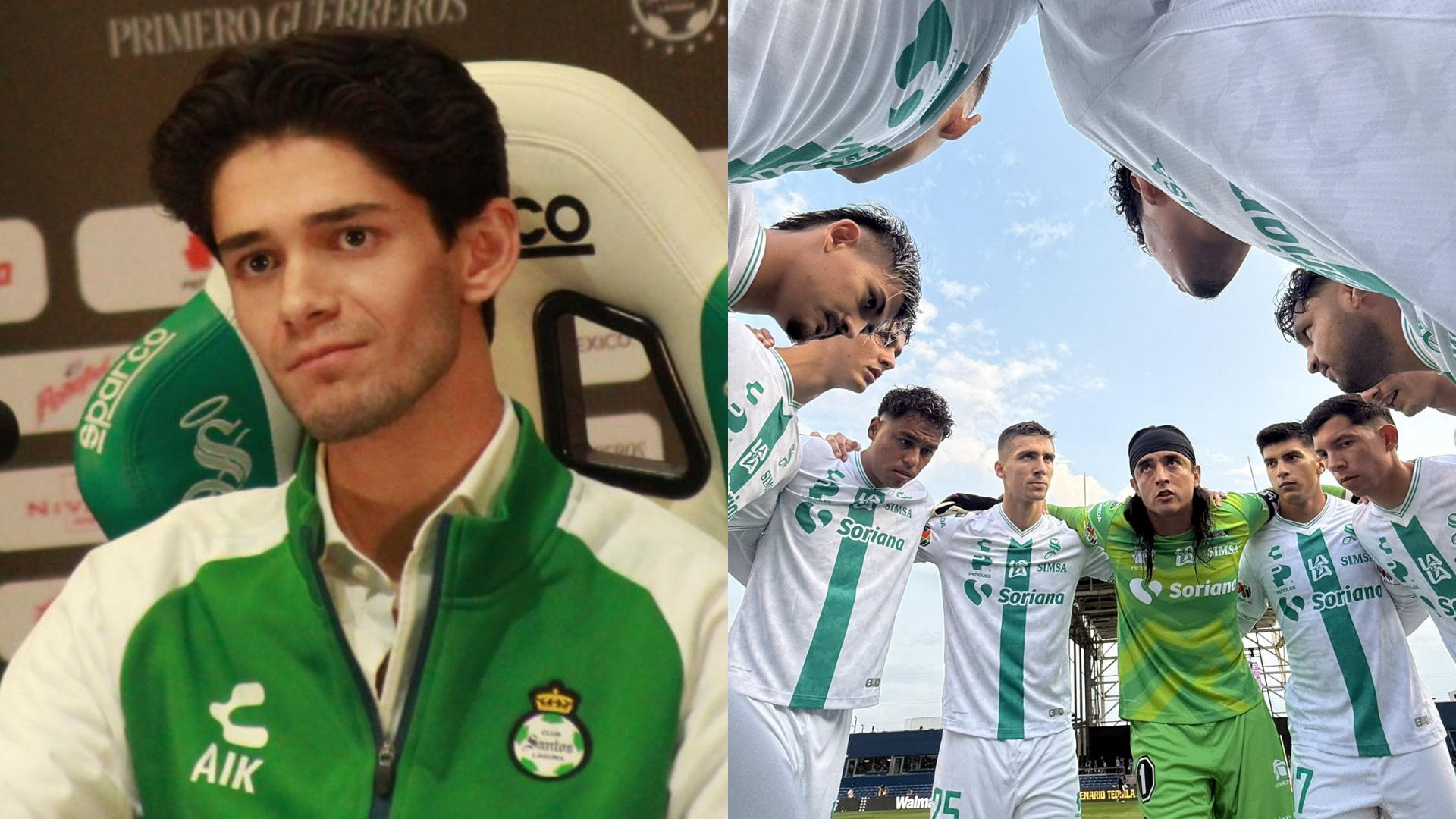 Aleco Irarragorri sostiene la ilusión en Santos. / ESPECIAL