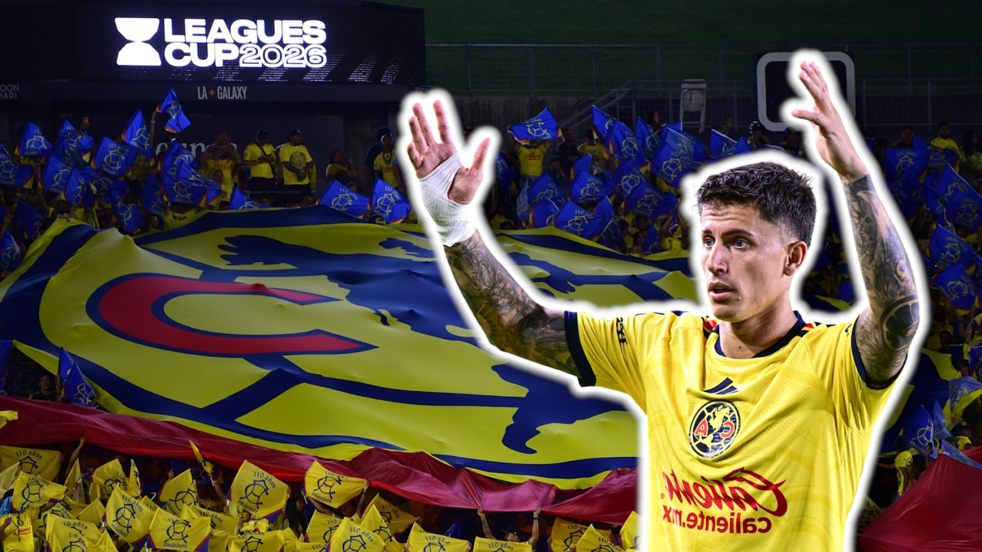Brian Rodríguez, jugador del América. MARCAMX
