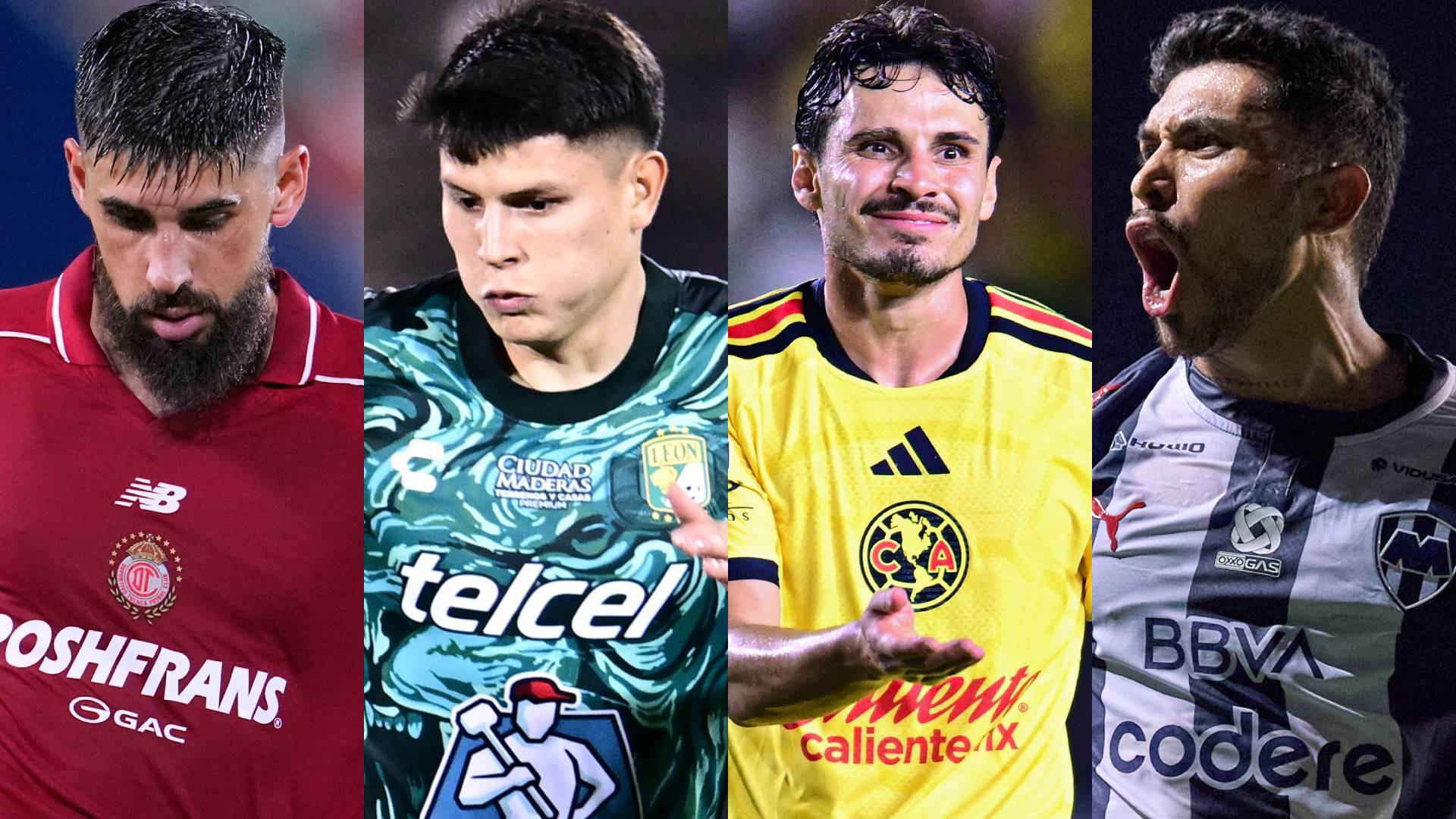 Toluca vs. León y América vs. Monterrey en semifinales de la Leagues Cup 2026. MEXSPORT