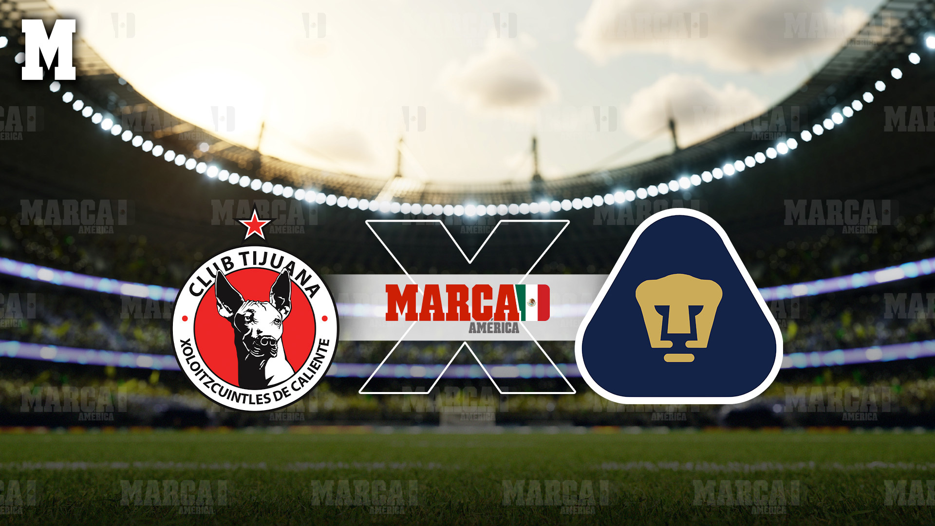 Imagem ilustrativa sobre Tijuana vs Pumas na Liga MX: escalações, horário e onde assistir
