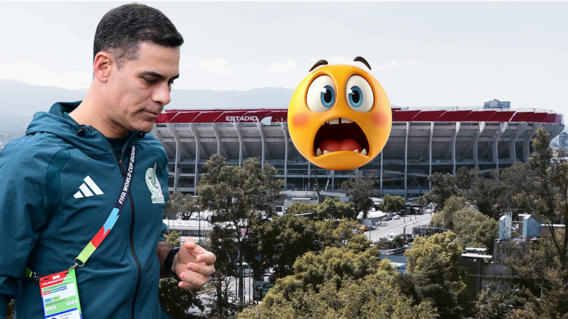 Rafael Márquez no podrá debutar como DT de México en el Azteca. MARCAMX