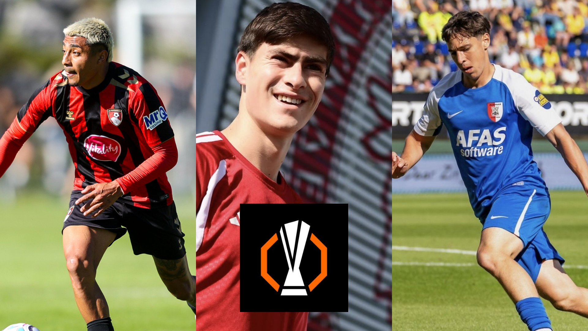 ¿Habrá duelo de mexicanos en la Europa League? la Hormiga González, Julián Araujo y Mateo Chávez conocen a sus rivales /X@miguel_apt X@afcbournemouth