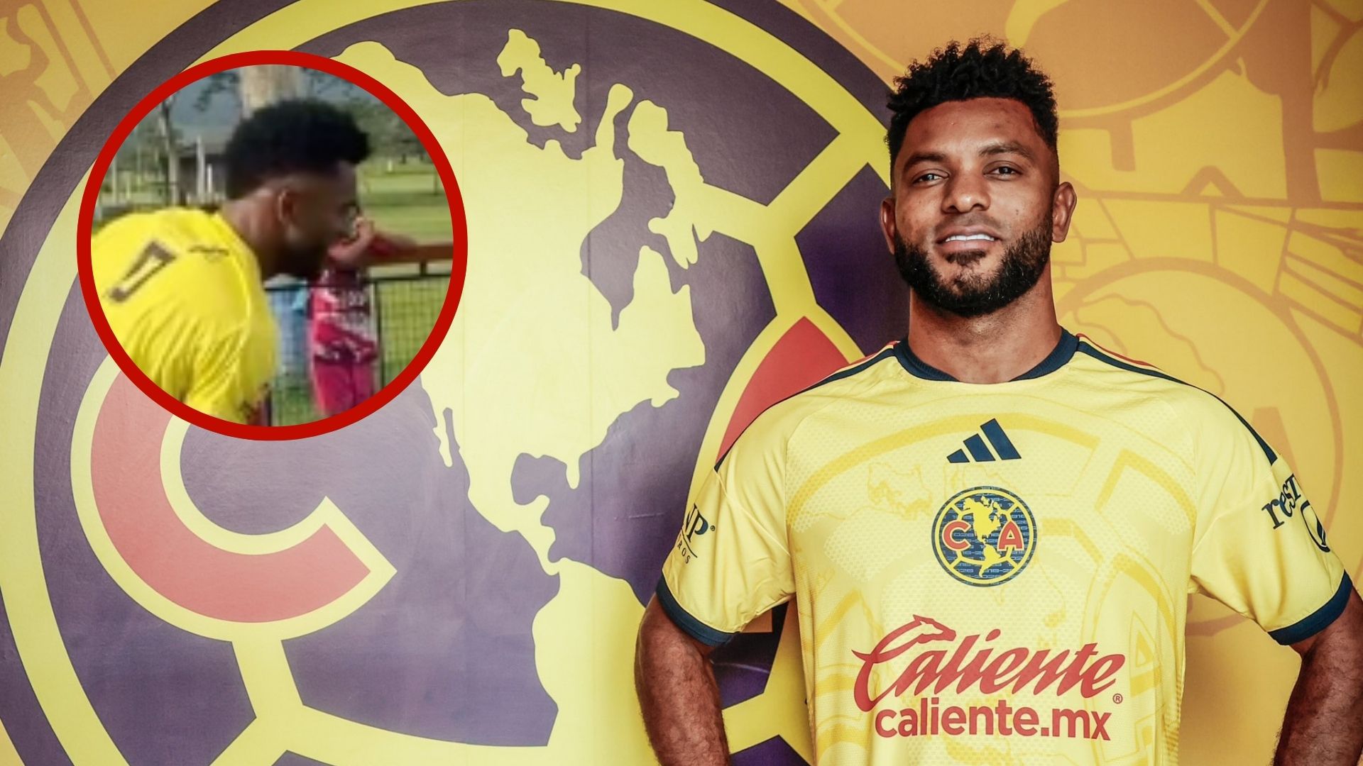 El delantero colombiano acelera su adaptación con las Águilas y ya trabaja a ritmo intenso para recibir sus primeros minutos dentro de la Liga MX. / ESPECIAL X @ClubAmerica
