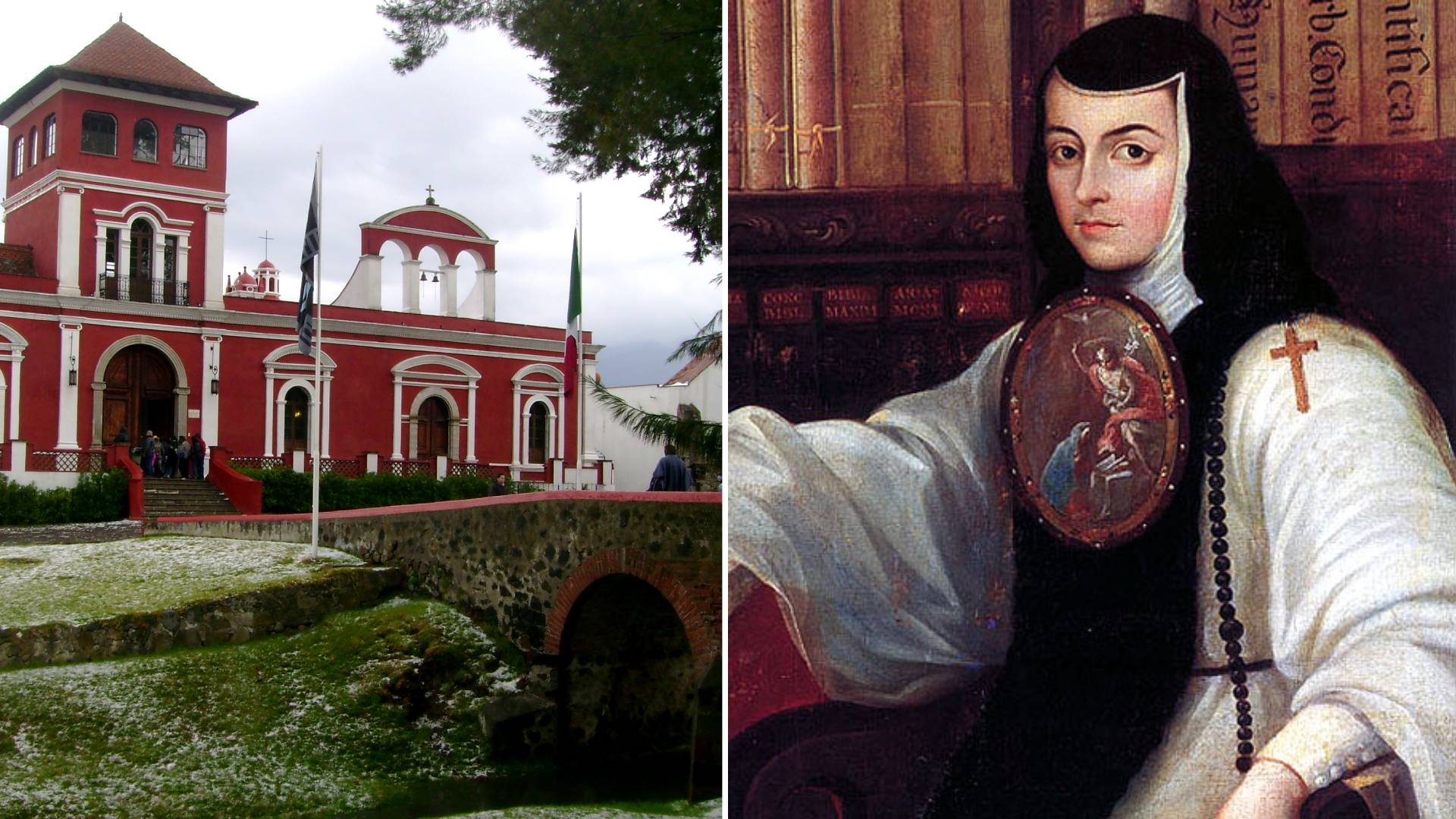 Frontispicio de la hacienda Panoaya, en Amecameca / Sor Juana Inés de la Cruz Capturas web