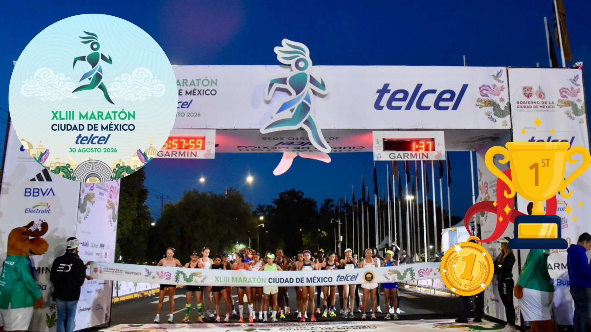 ¿Cuánto dinero ganan los primeros lugares del Maratón CDMX 2026? Bolsa y bonos /X@MaratonCDMX
