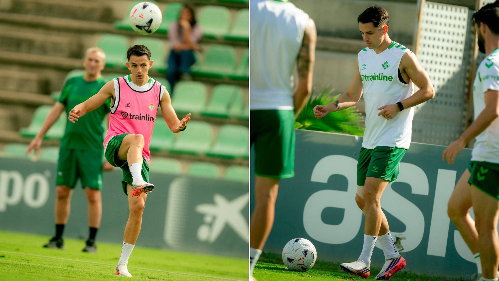 Álvaro Fidalgo sigue sin jugar esta temporada con el Betis / IG: Real Betis