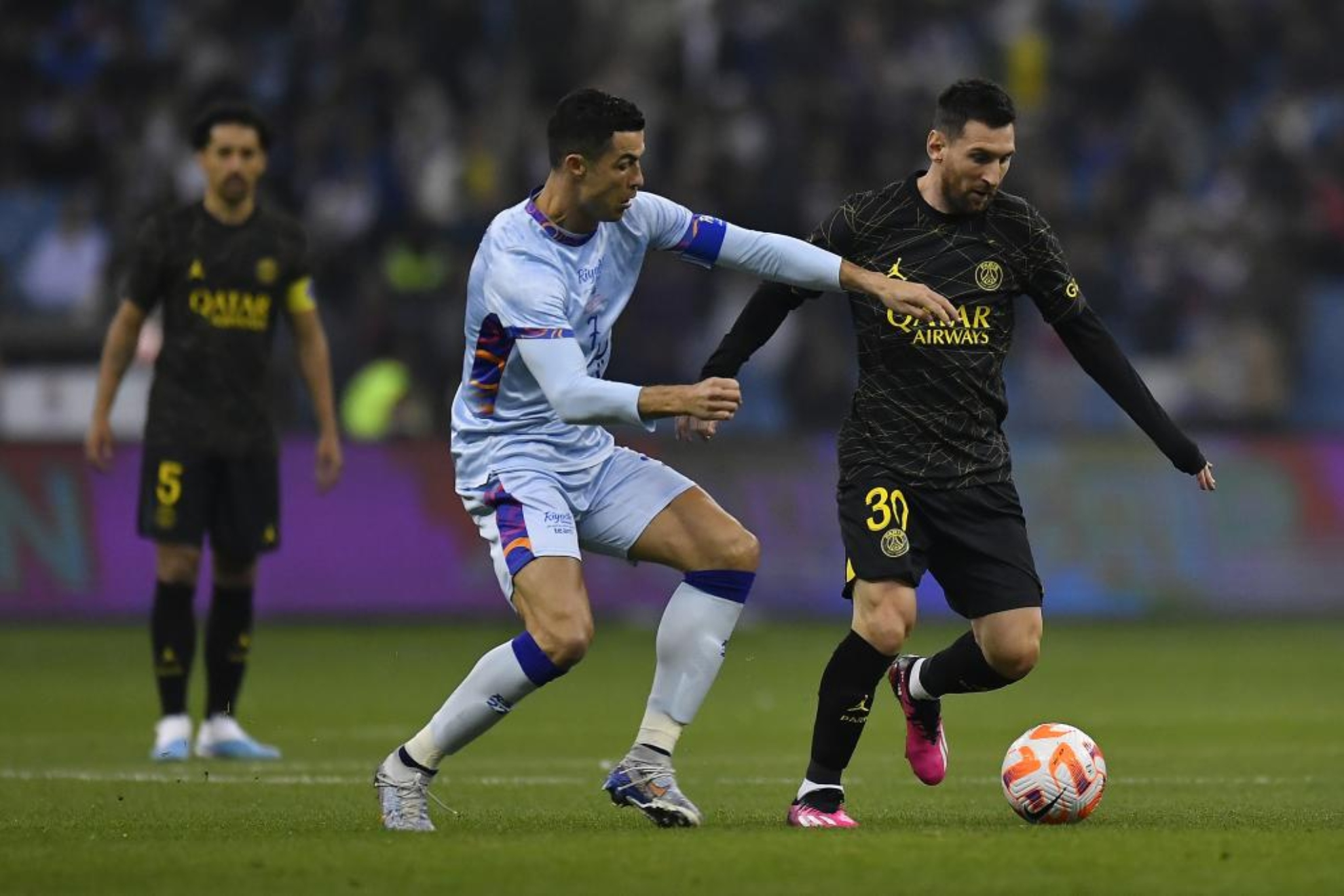 Messi y Cristiano Ronaldo