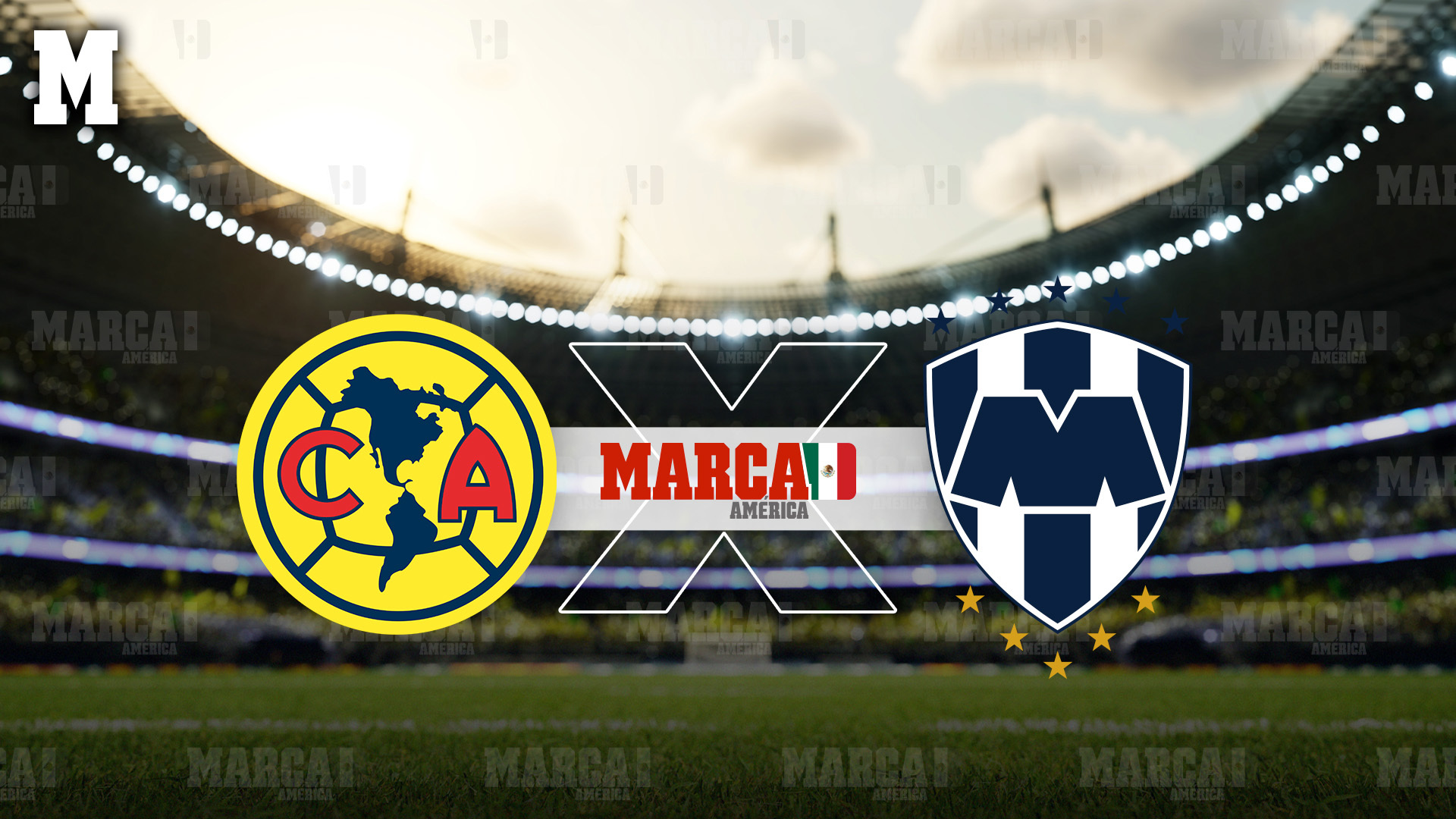 América vs. Monterrey. MARCA MX