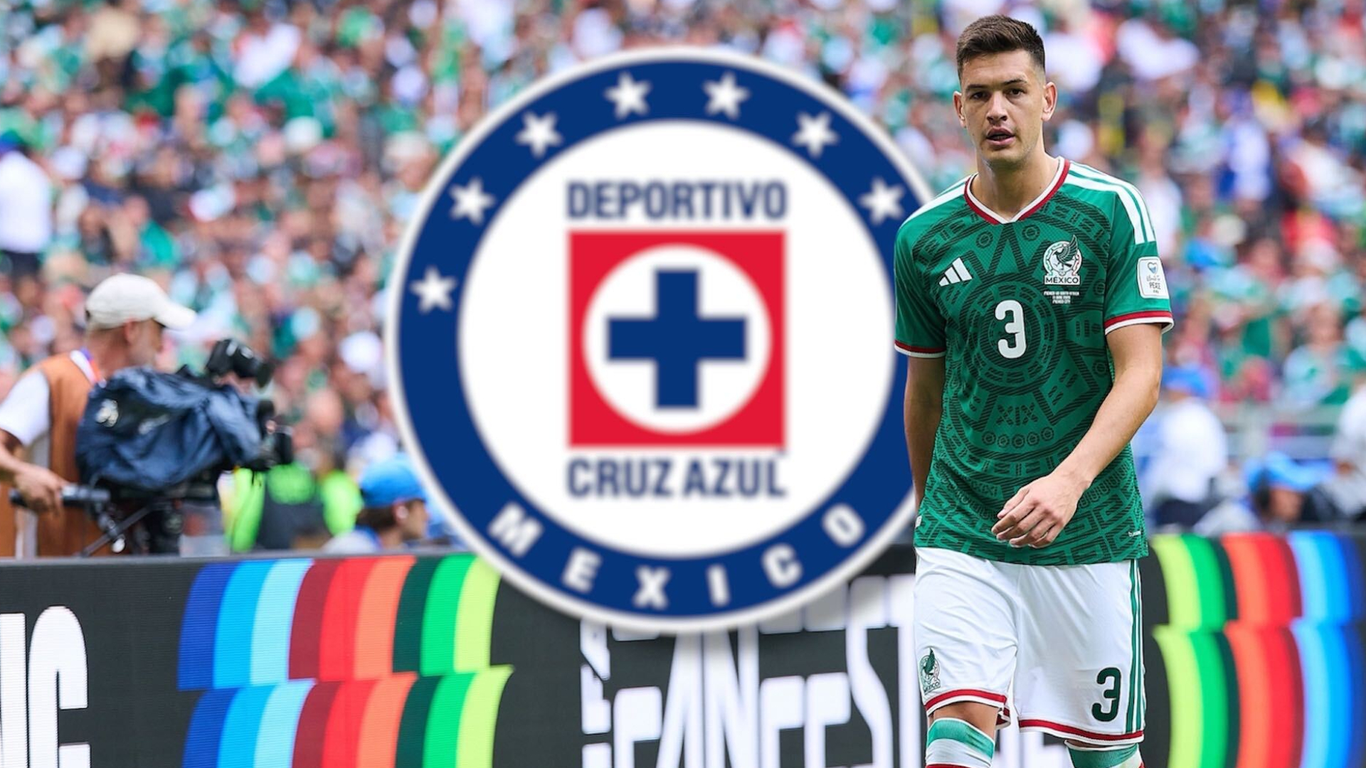 César Montes compitió con México en el Mundial 2026. MARCAMX