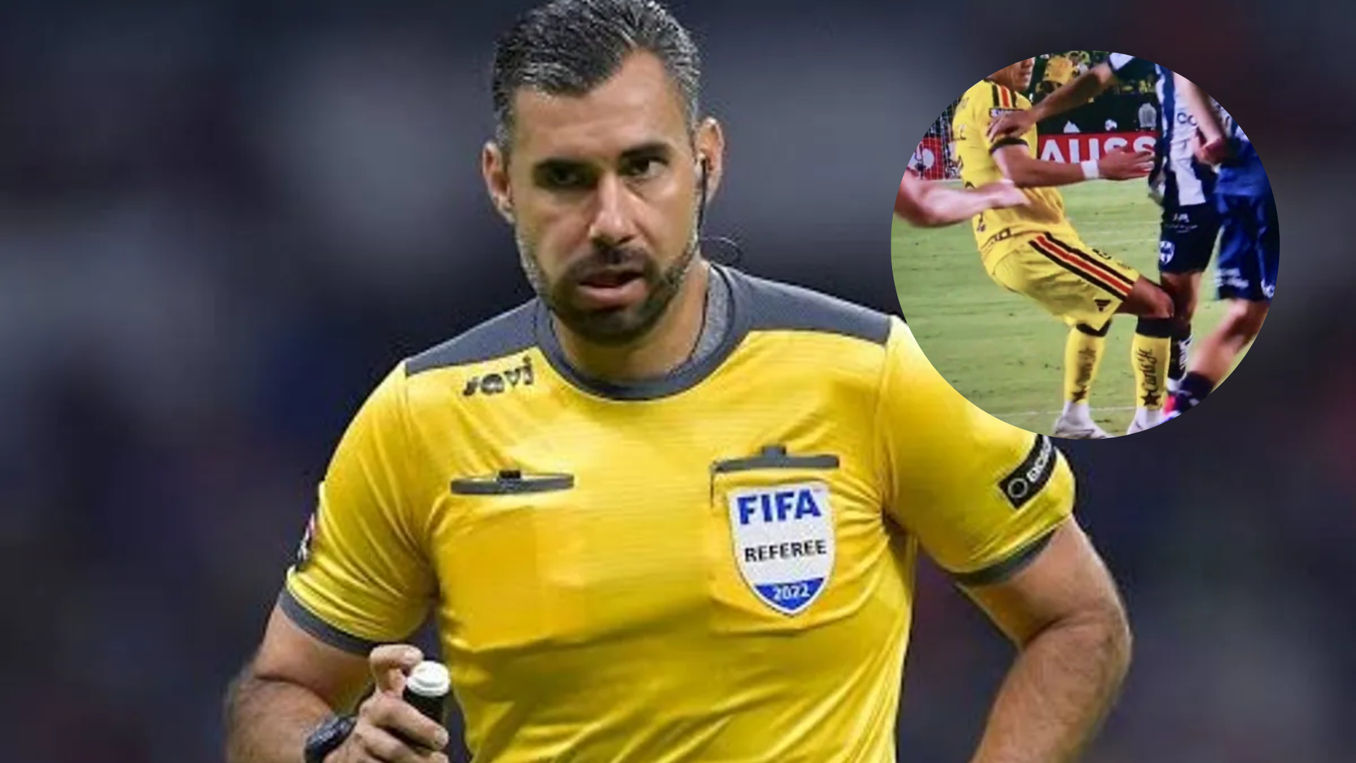 Mario Escobar es criticado por su bajo nivel arbitral. / ESPECIAL