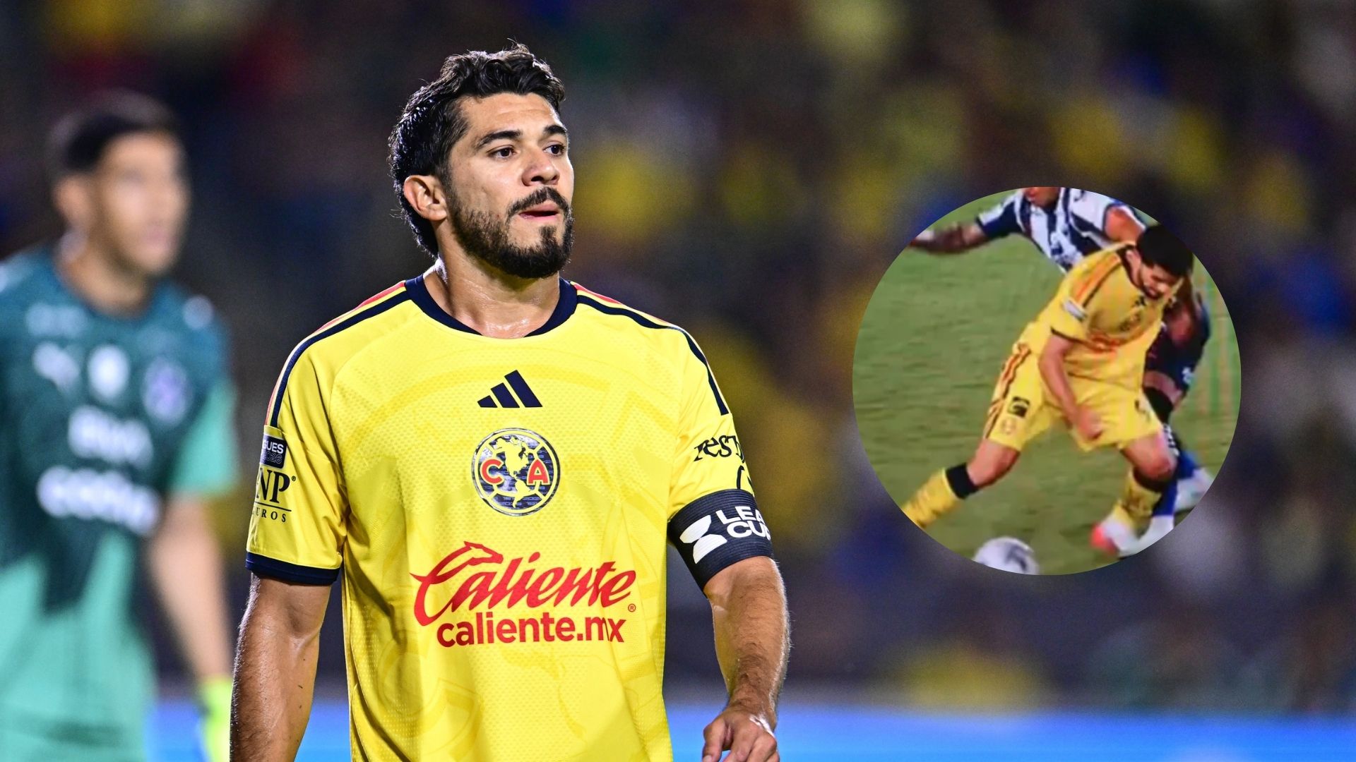 Henry Martín, delantero del América, lamenta los errores arbitrales en la Leagues Cup / ESPECIAL