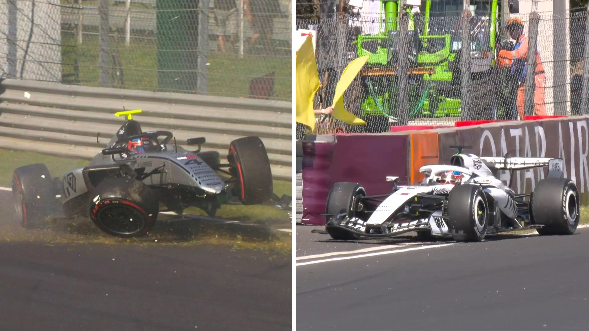 Accidente en Fórmula 2, y retiro en Fórmula 1; mal día para Colton Herta / F1