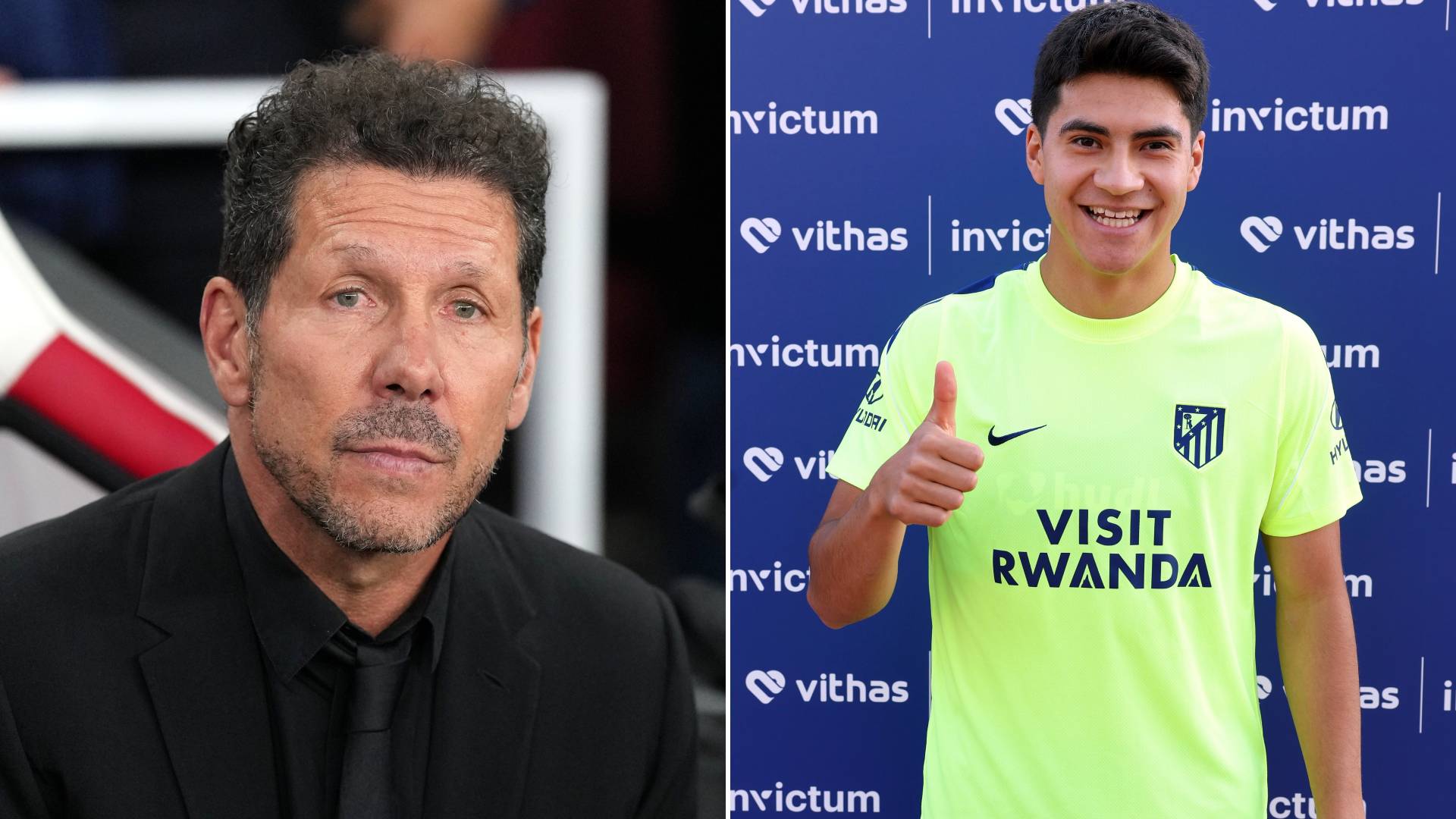 Obed Vargas busca minutos en el Atlético / Especial