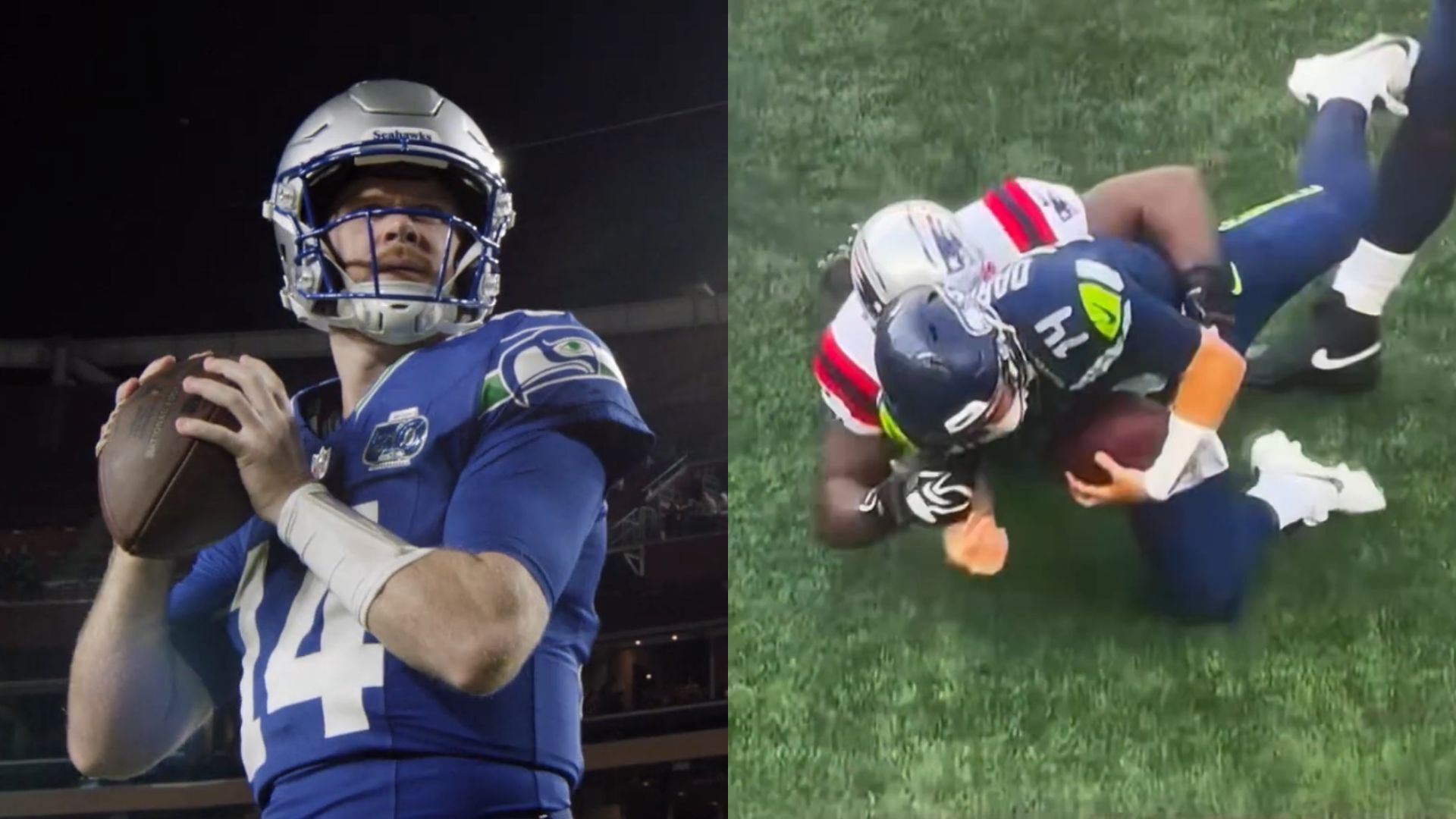 Sam Darnold, campeón del Super Bowl con Seahawks sale lesionado / ESPECIAL