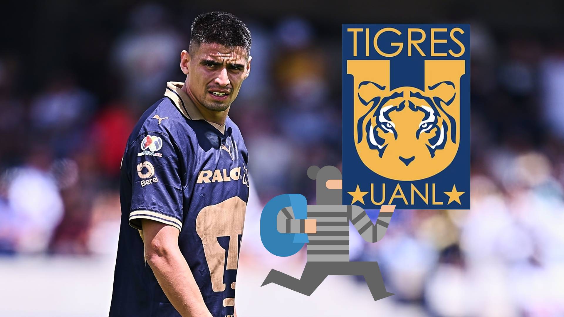 Guillermo Martínez llegó a Tigres por 1.3 millones de dólares MEXSPORT/ESPECIAL