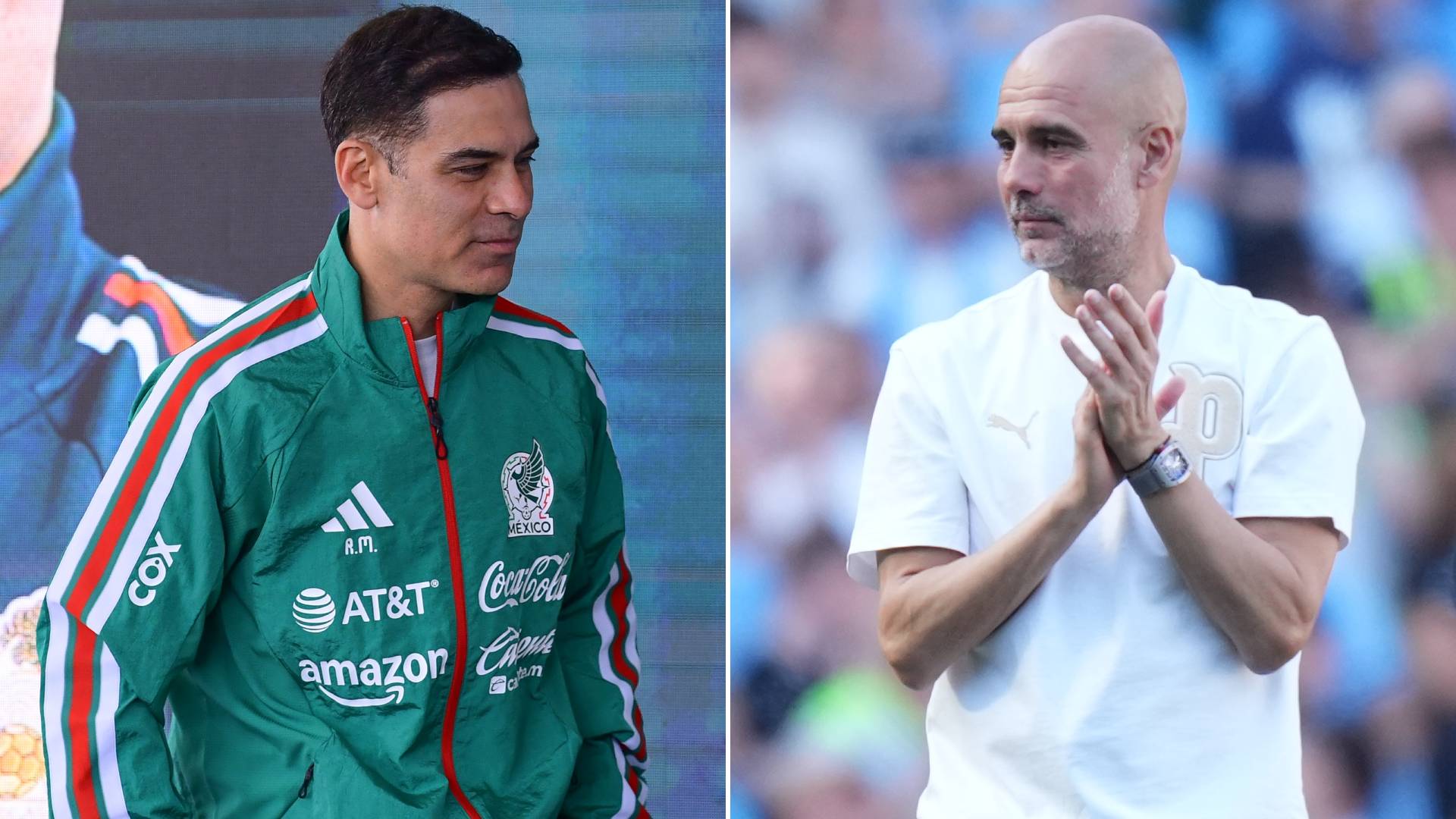 Rafael Márquez y Pep Guardiola coincidieron en Barcelona de 2008 a 2010 / AP - Mexsport