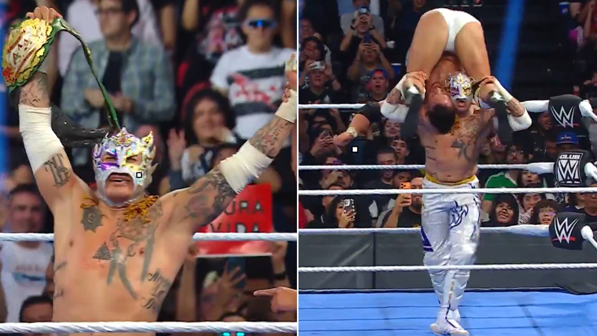 Rey Fénix se impone a Ricky Saints Capturas X