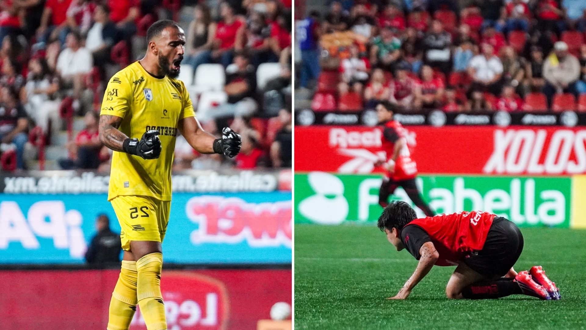 Mateo Coronel "apaga" racha goleadora de Gilberto Mora en el Estadio Caliente / ESPECIAL