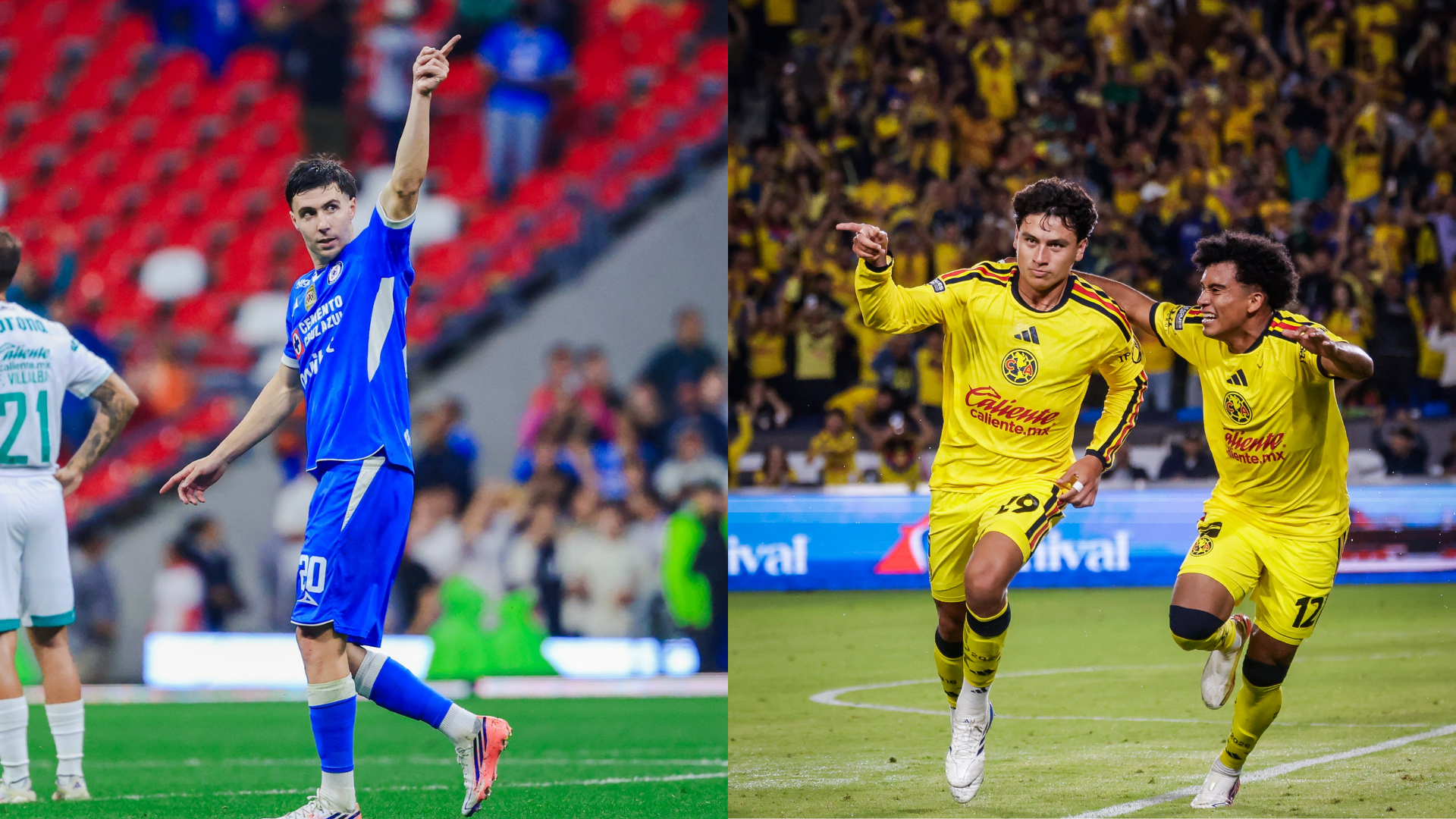 Cruz Azul y América se enfrentan este sábado. / ESPECIAL