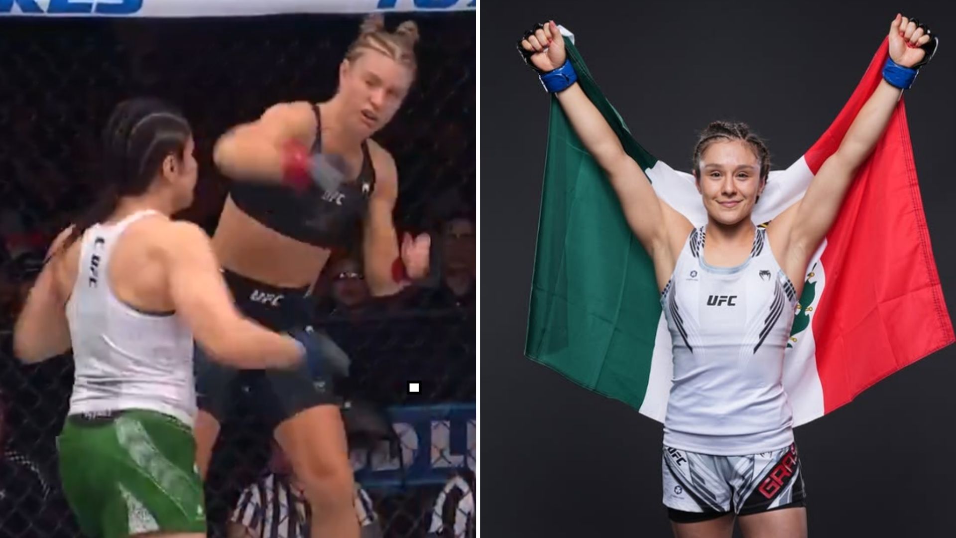 Alexa Grasso en Noche UFC Capturas de X
