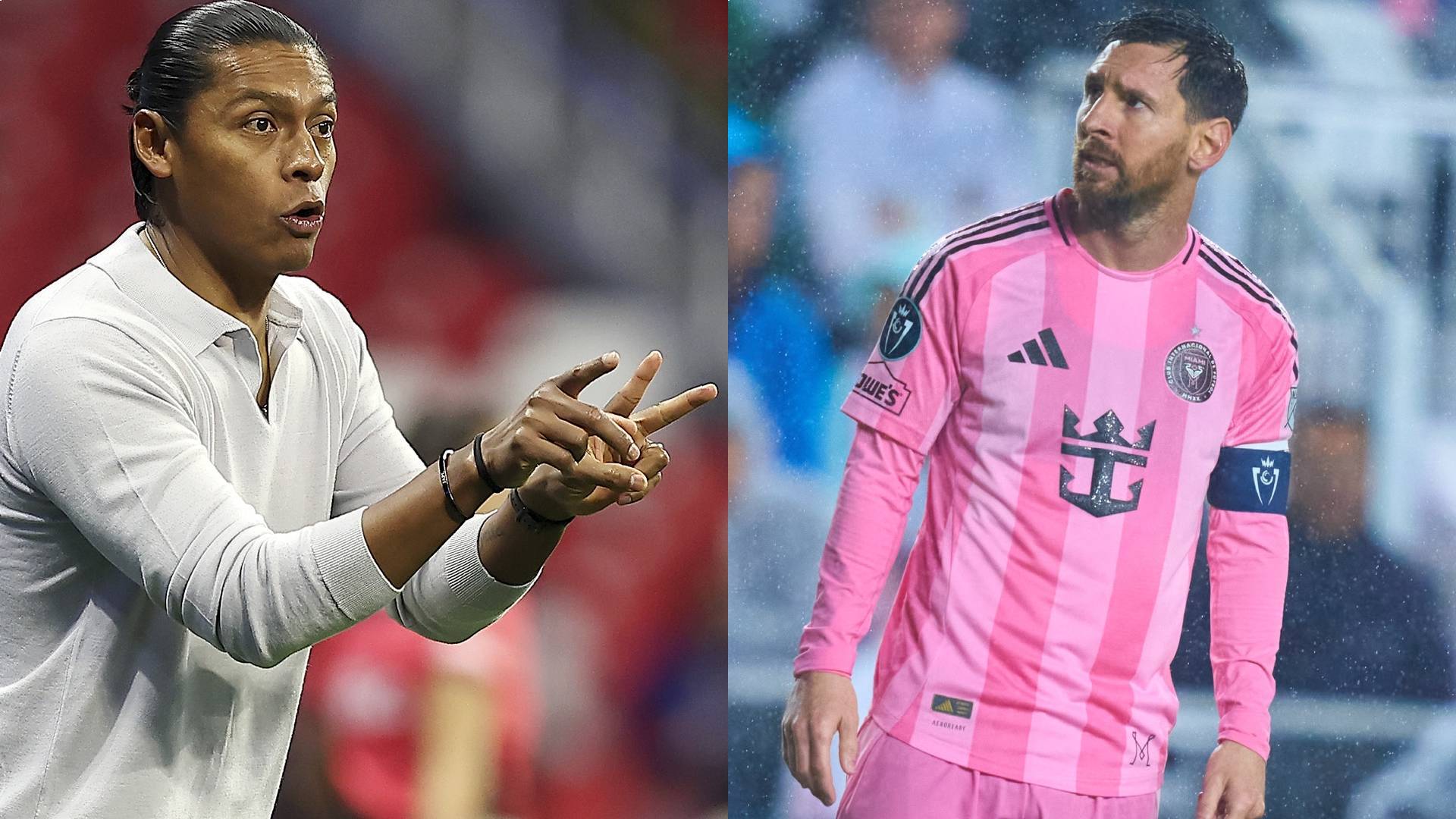 Joel Huiqui y Lionel Messi. MEXSPORT