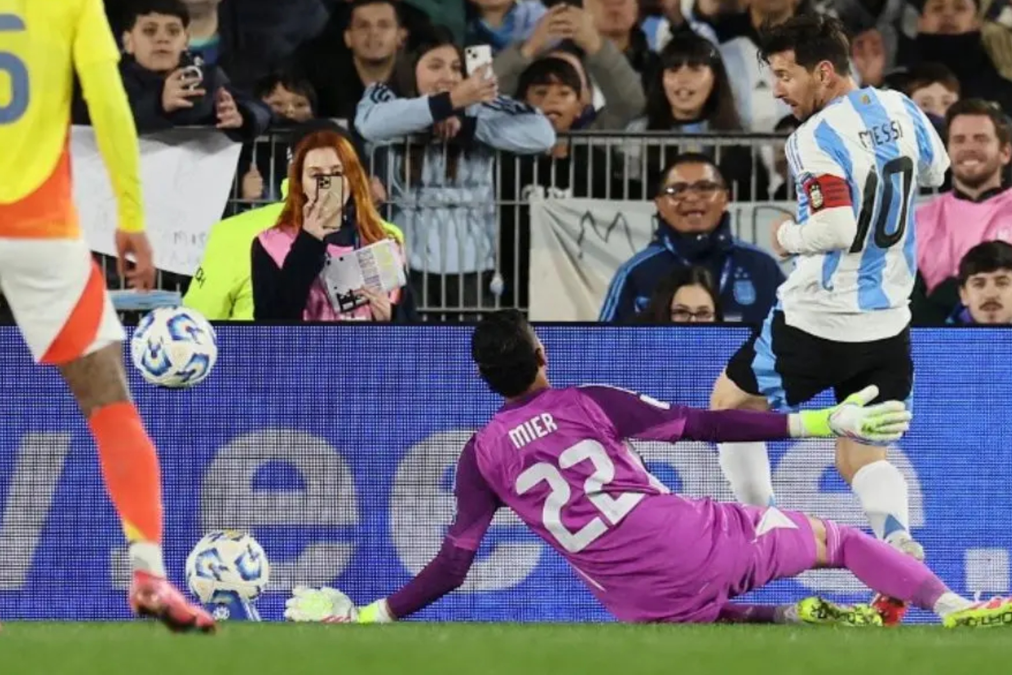 Mier y Messi. EFE