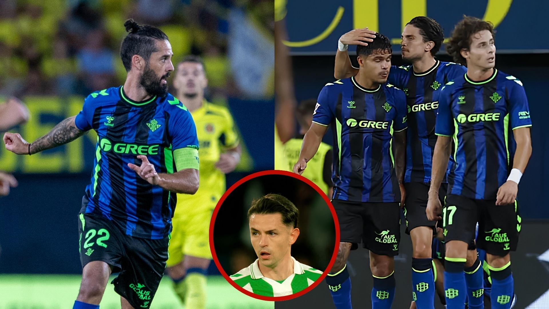 Álvaro Fidalgo no tuvo participación en el triunfo del Real Betis, que remontó al Villarreal con goles de Cucho Hernández y Natan. / ESPECIAL X @RealBetis
