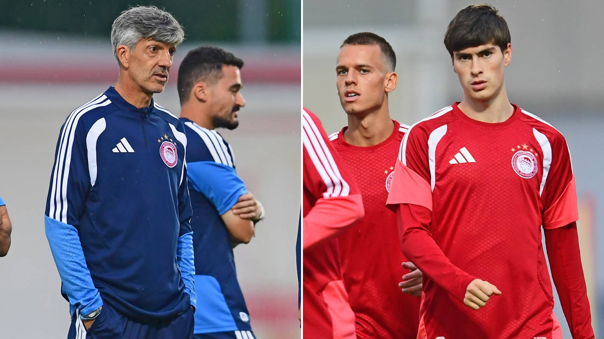 Imanol Alguacil, entrenador de Hormiga Gonzalez en Olympiacos / IG: Olympiacos