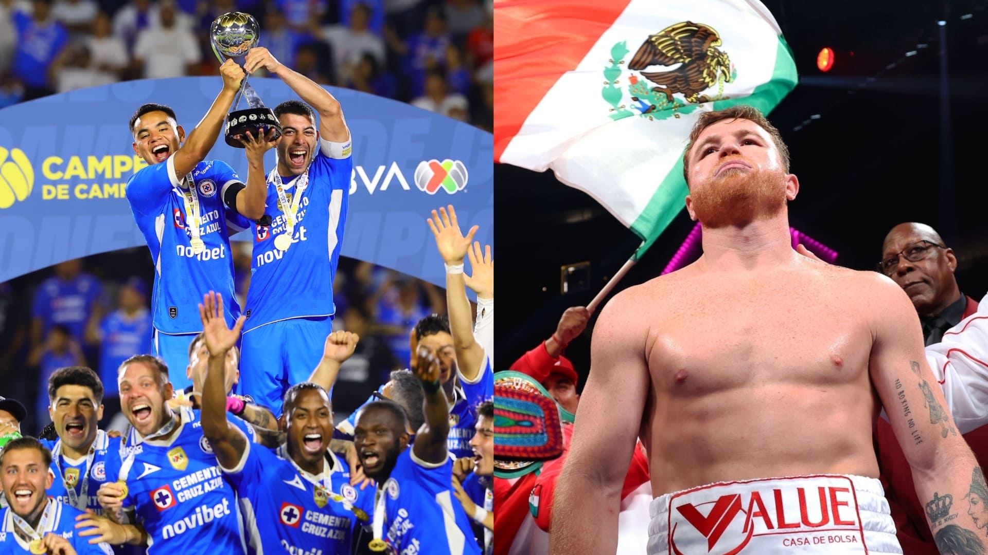 Cruz Azul tratará de ganar la Campeones Cup en la misma fecha patria que Canelo Álvarez ha ganado varias peleas. MEXSPORT
