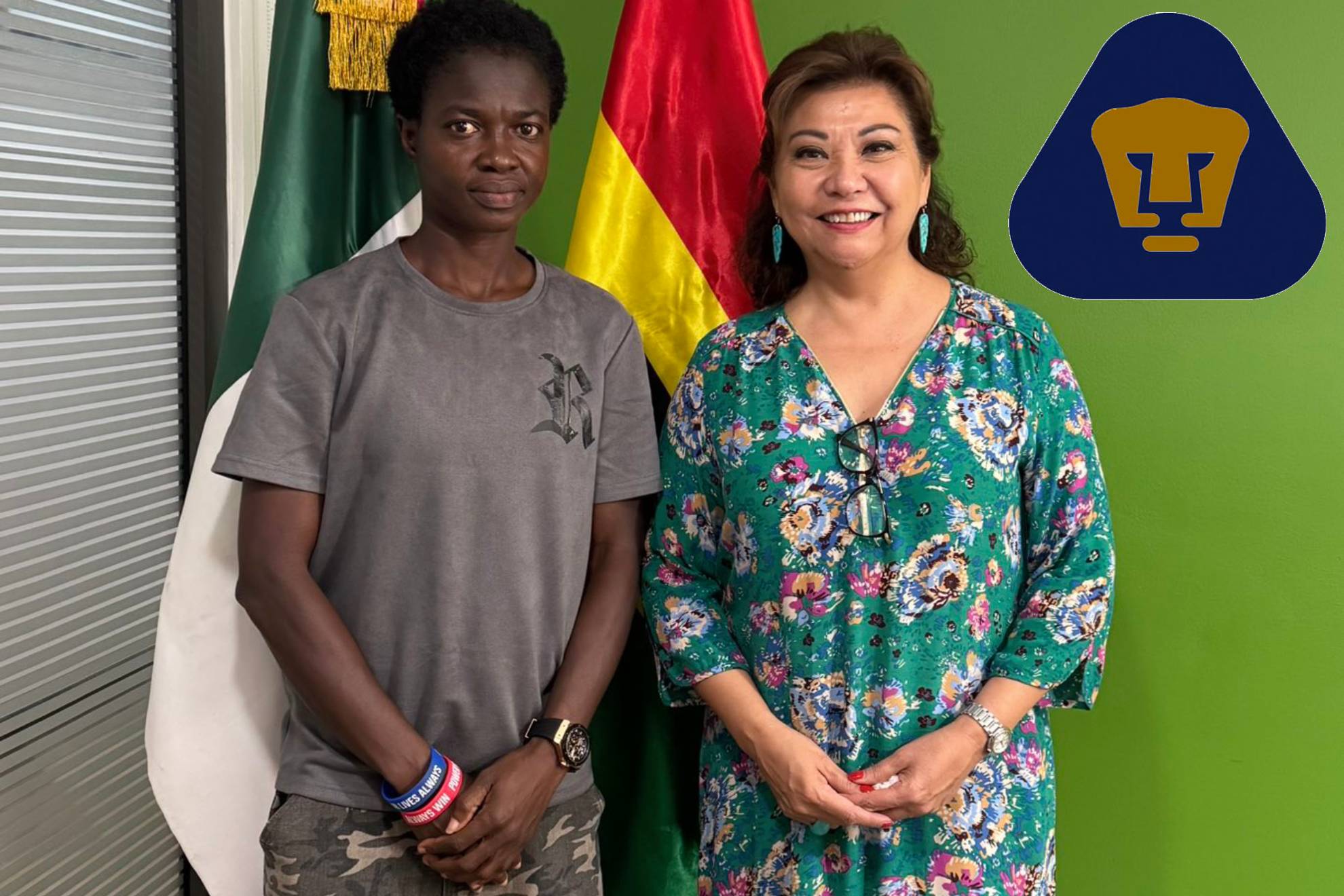 Portia Boakye con Norma Ang. X @NormaAngS1