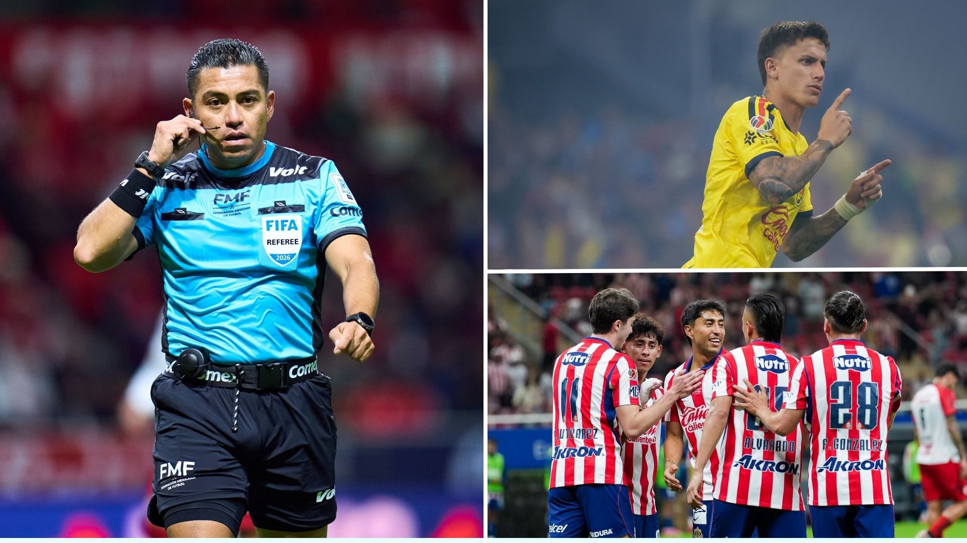 Víctor Alfonso Cáceres; el árbitro cábala del América fue designado para el Clásico Nacional vs Chivas / ESPECIAL