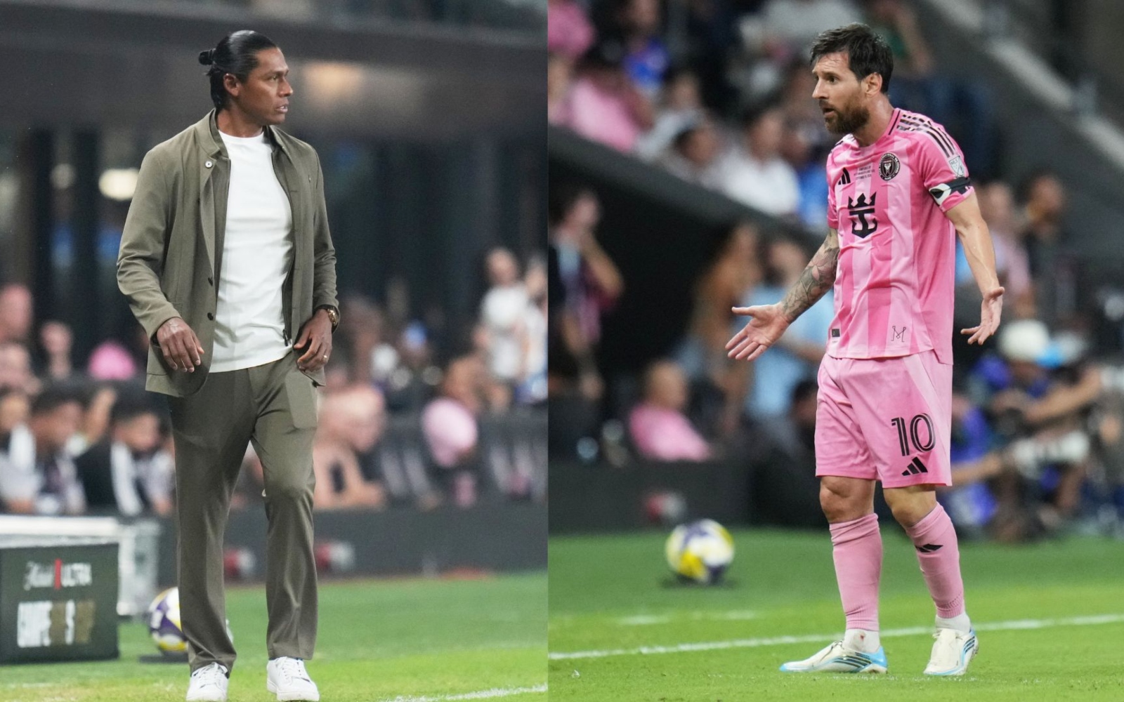 Huiqui y Messi.