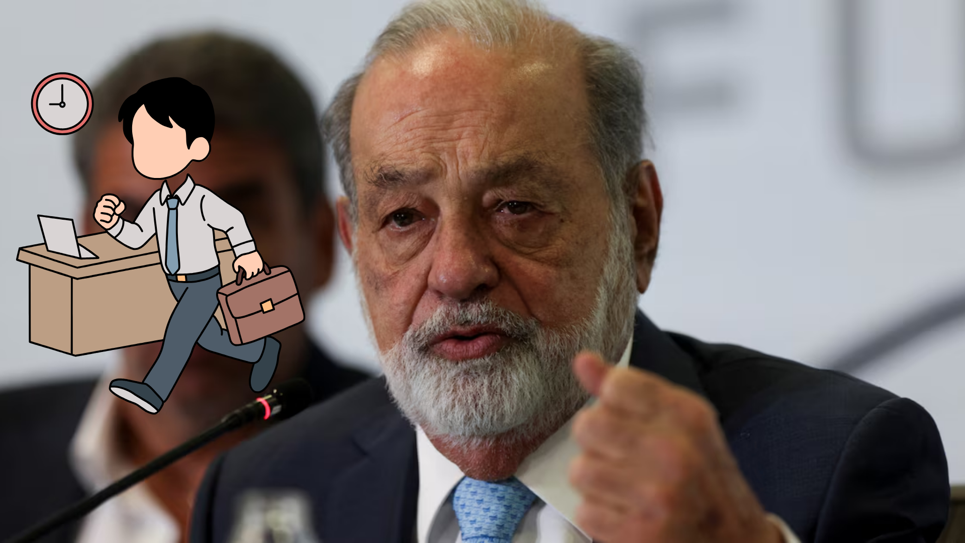 Carlos Slim no estaba a favor de la jornada de 40 horas. / ESPECIAL