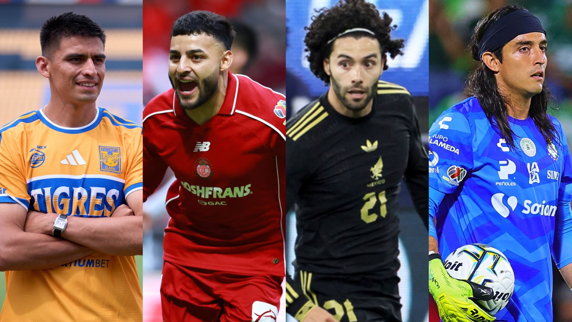 Memote Martínez, Alexis Vega, Chino Huerta y Carlos Acevedo, no fueron llamados por Rafael Márquez en esta primera lista. MEXSPORT