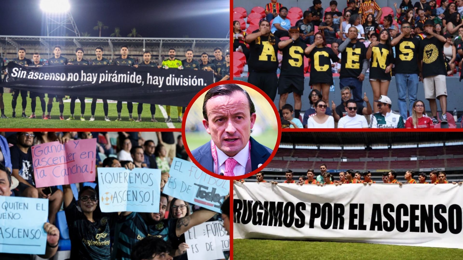 El juicio de amparo que cuestiona la eliminación del ascenso y descenso en el futbol mexicano entró en una nueva etapa ante la justicia federal. / ESPECIAL RRSS