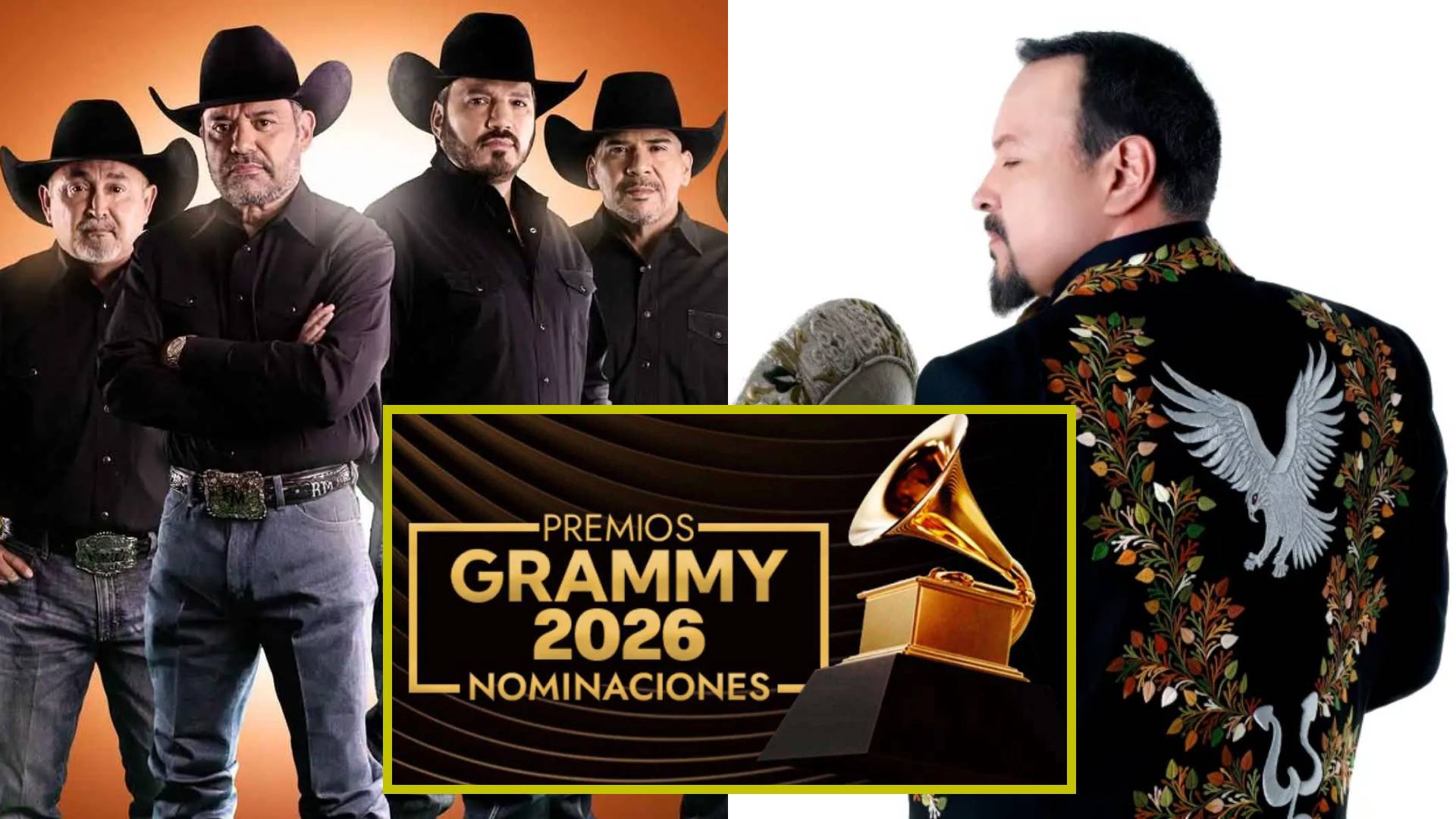 Grupo Intocable y Pepe Aguilar en los Latin Grammy 2026 Capturas X