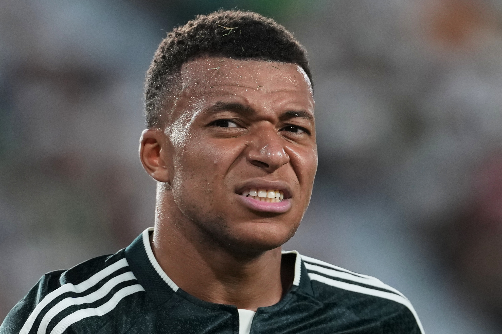 Mbappé, en un partido con el Real Madrid. LAPRESSE