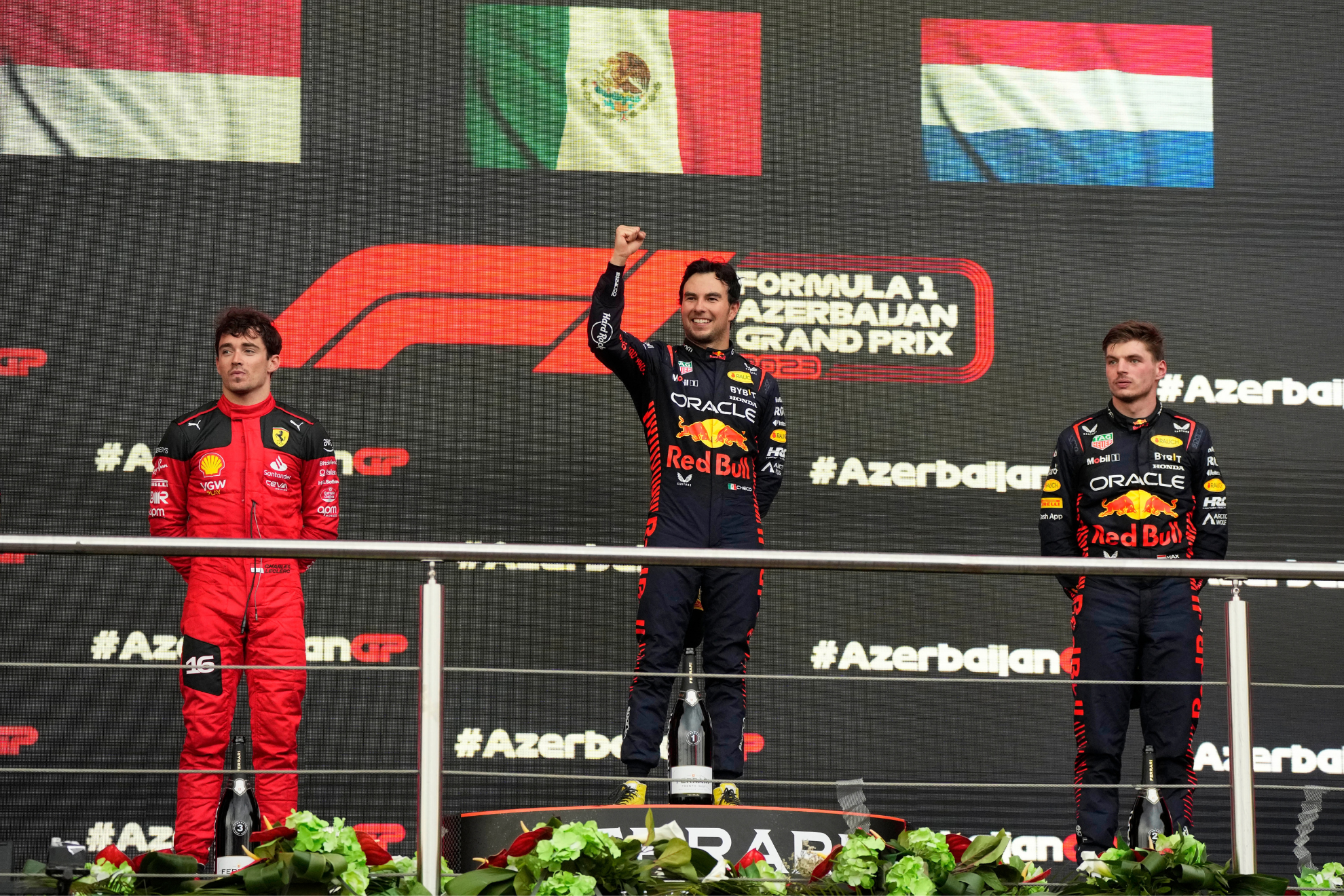 Checo Pérez en el GP de Azerbaiyán 2023