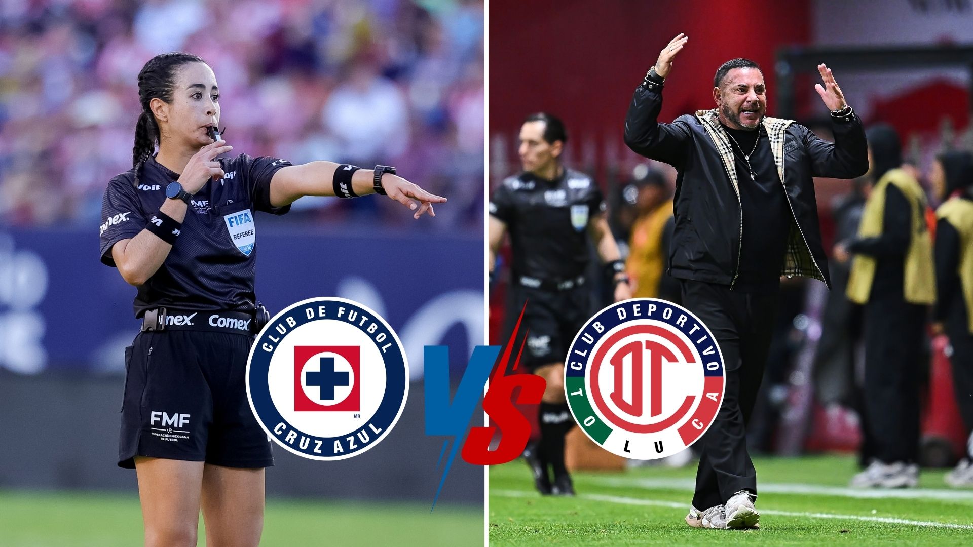 Katia Itzel García se reencuentra con Antonio Mohamed en el Cruz Azul vs Toluca tras su polémica pelea / ESPECIAL