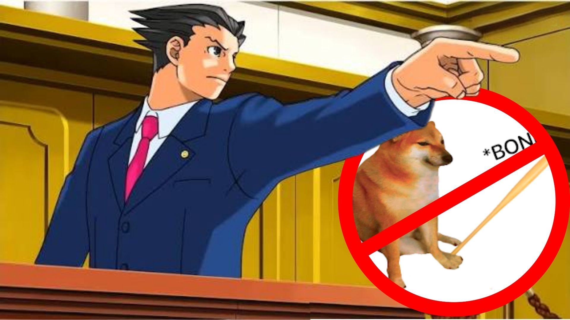 La llamada Ley Antimemes encendió las alarmas en México por contemplar hasta cinco años de prisión por determinados usos de la identidad gráfica del Gobierno. / ESPECIAL X @aceattorneygame