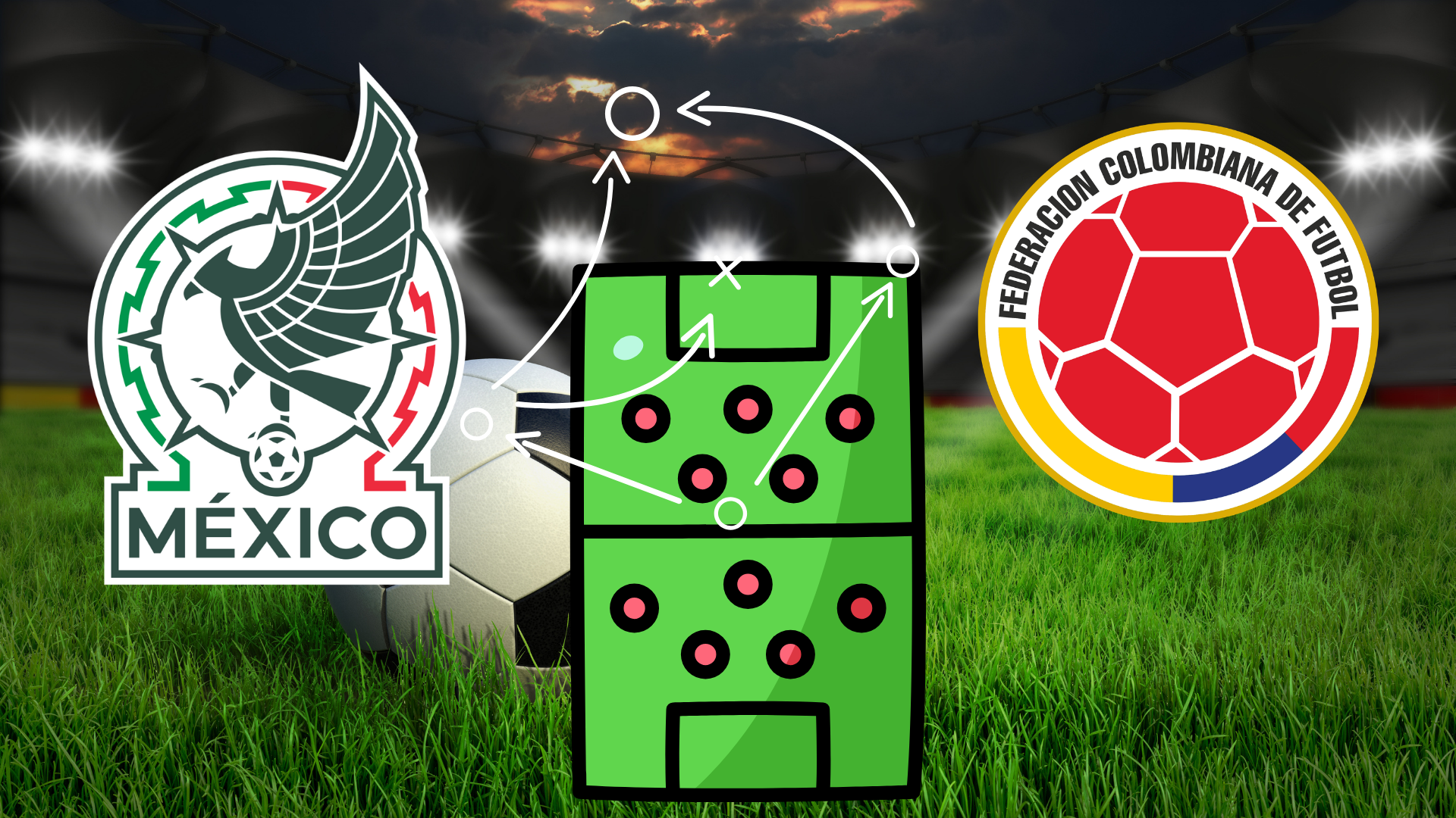 México y Colombia se enfrentan este sábado. / ESPECIAL