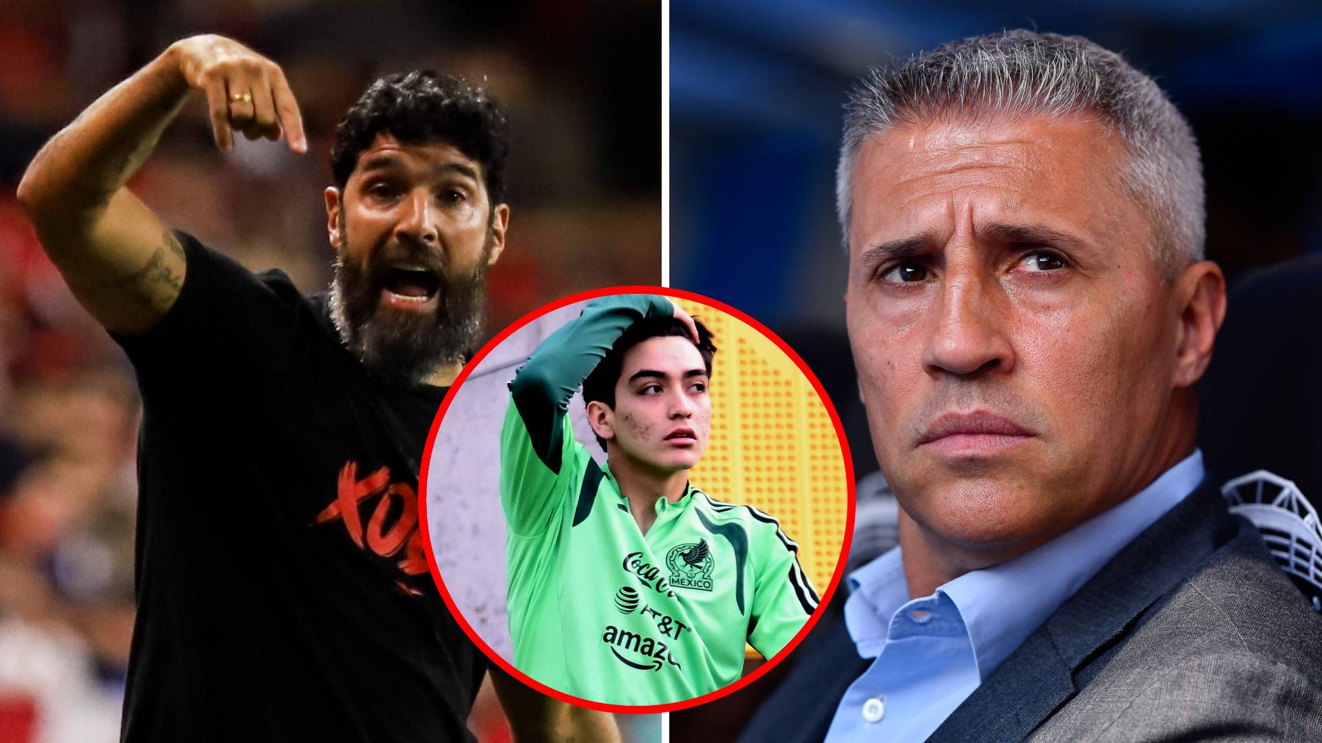Sebastián Abreu / Gil Mora / Hernán Crespo MEXSPORT
