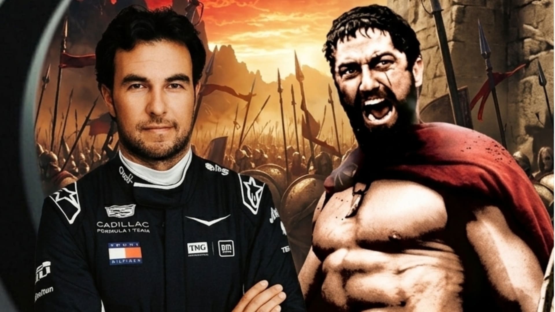 Sergio Pérez enfrenta en Cadillas retos similares a los de Leónidas en el filme '300'. ESPECIAL