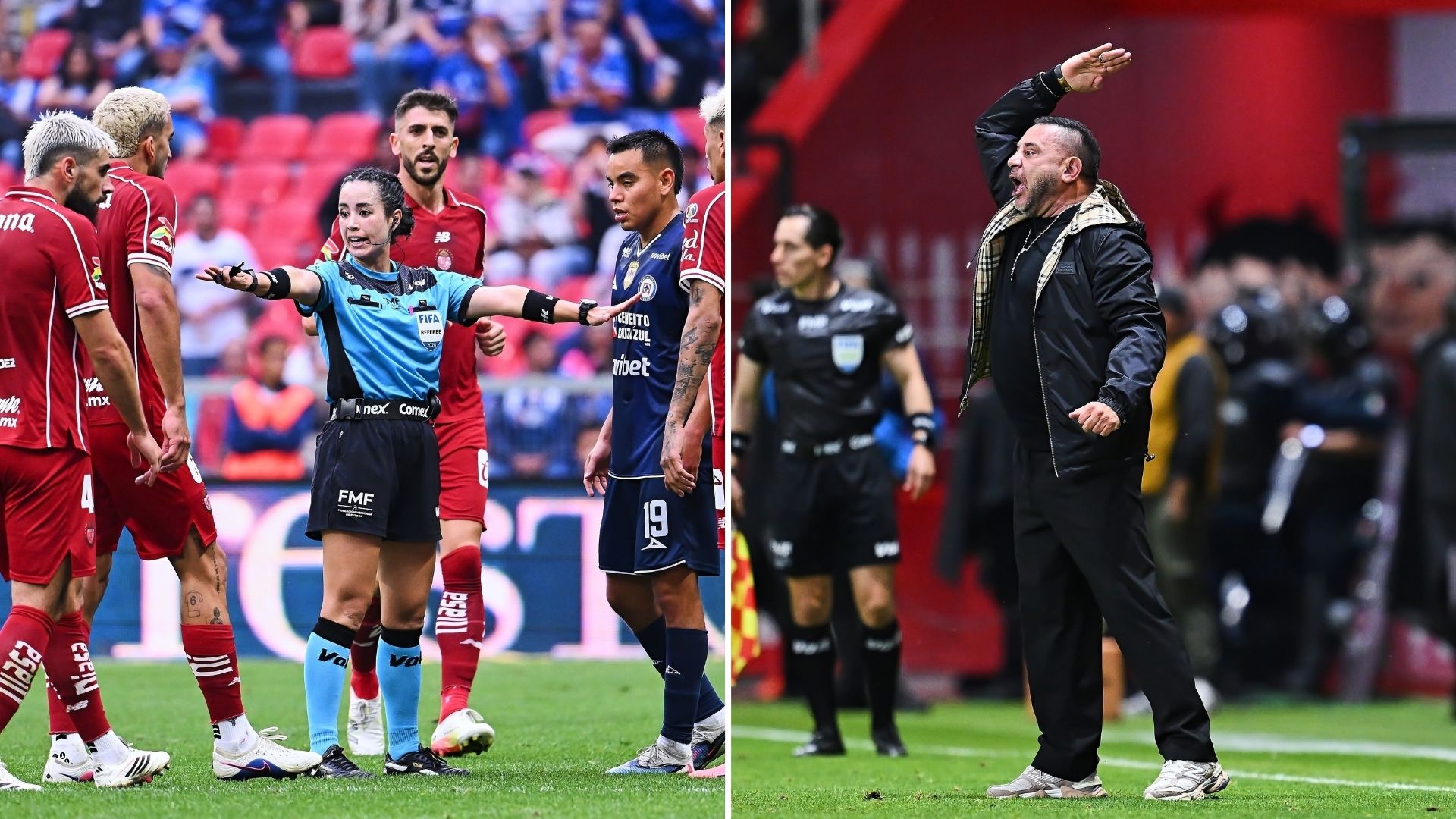 Antonio Mohamed explota contra Katia Itzel García: “Con un árbitro normal hoy ganábamos” / ESPECIAL
