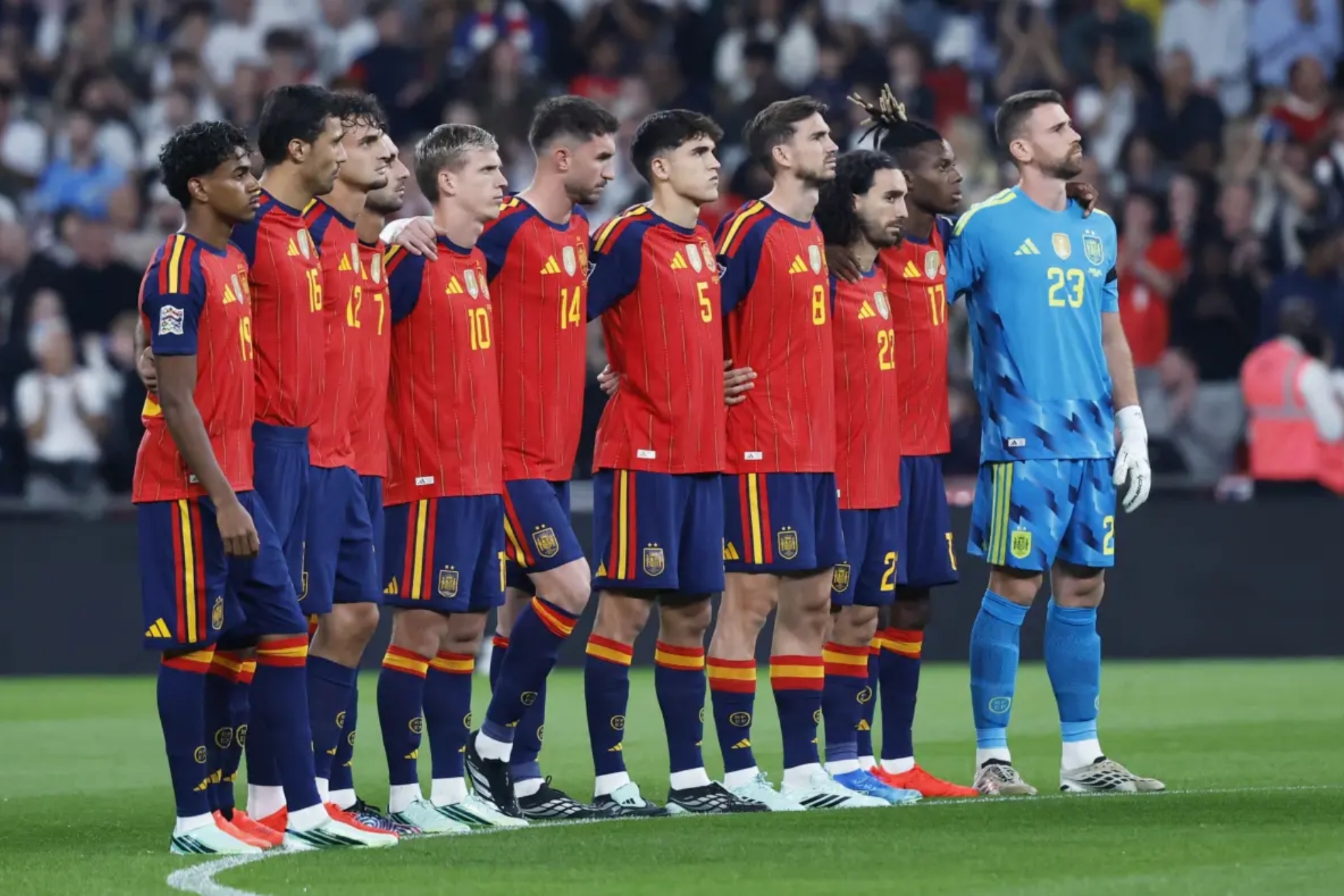El once de España en Wembley ante Inglaterra CHEMA REY
