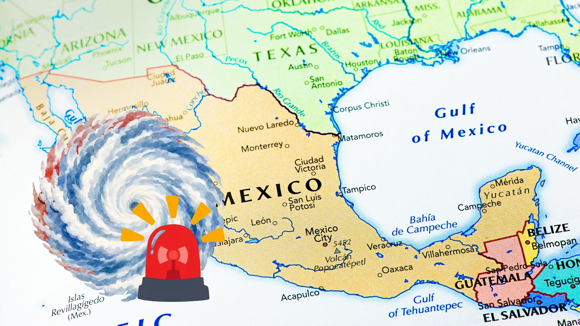El huracán Polo mantiene en alerta al Pacífico mexicano mientras autoridades preparan refugios temporales para recibir a familias ubicadas en zonas de riesgo. / ESPECIAL