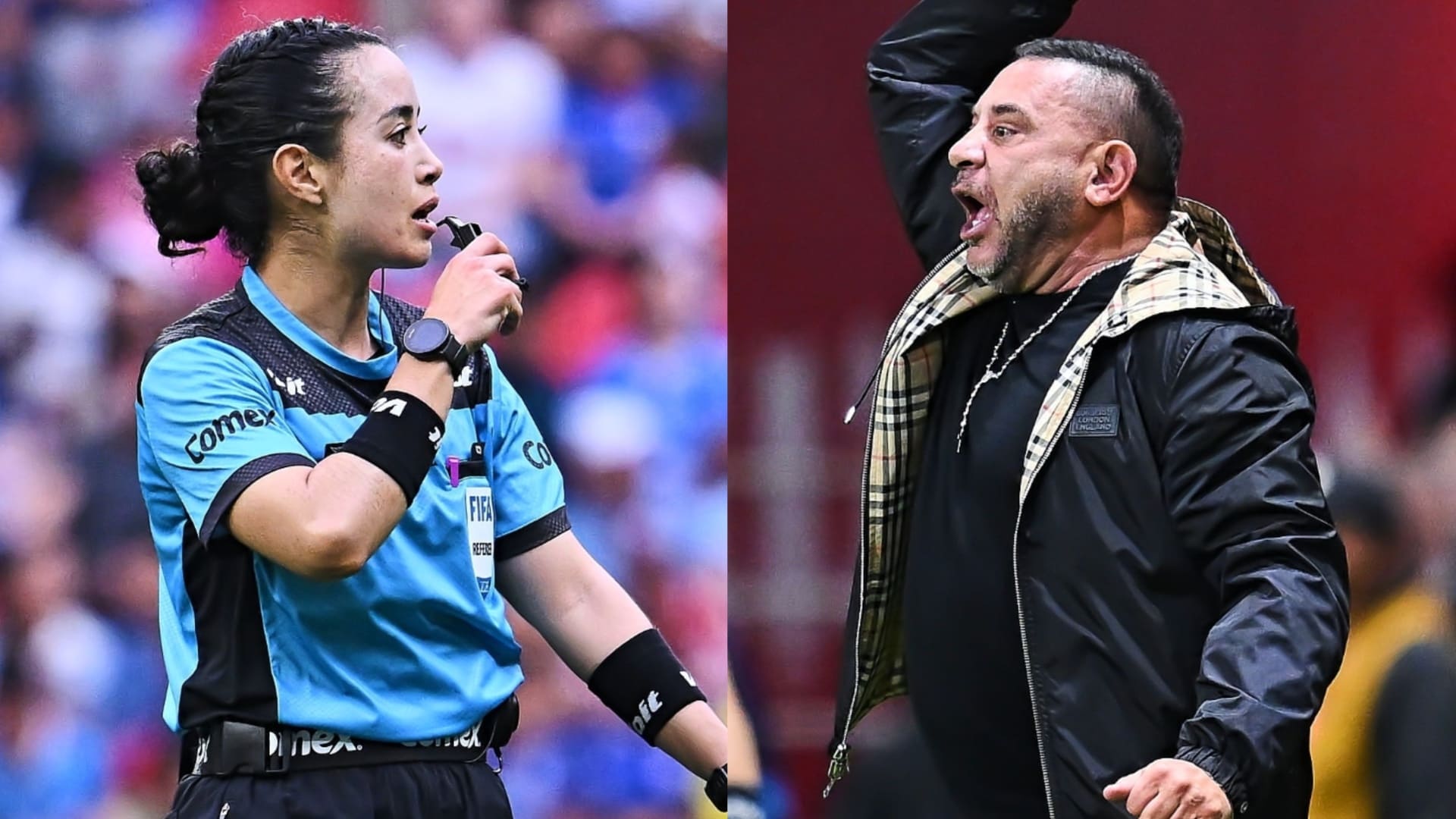 Katia Itzel García fue víctima de la furia de Antonio Mohamed en el Cruz Azul-Toluca MEXSPORT