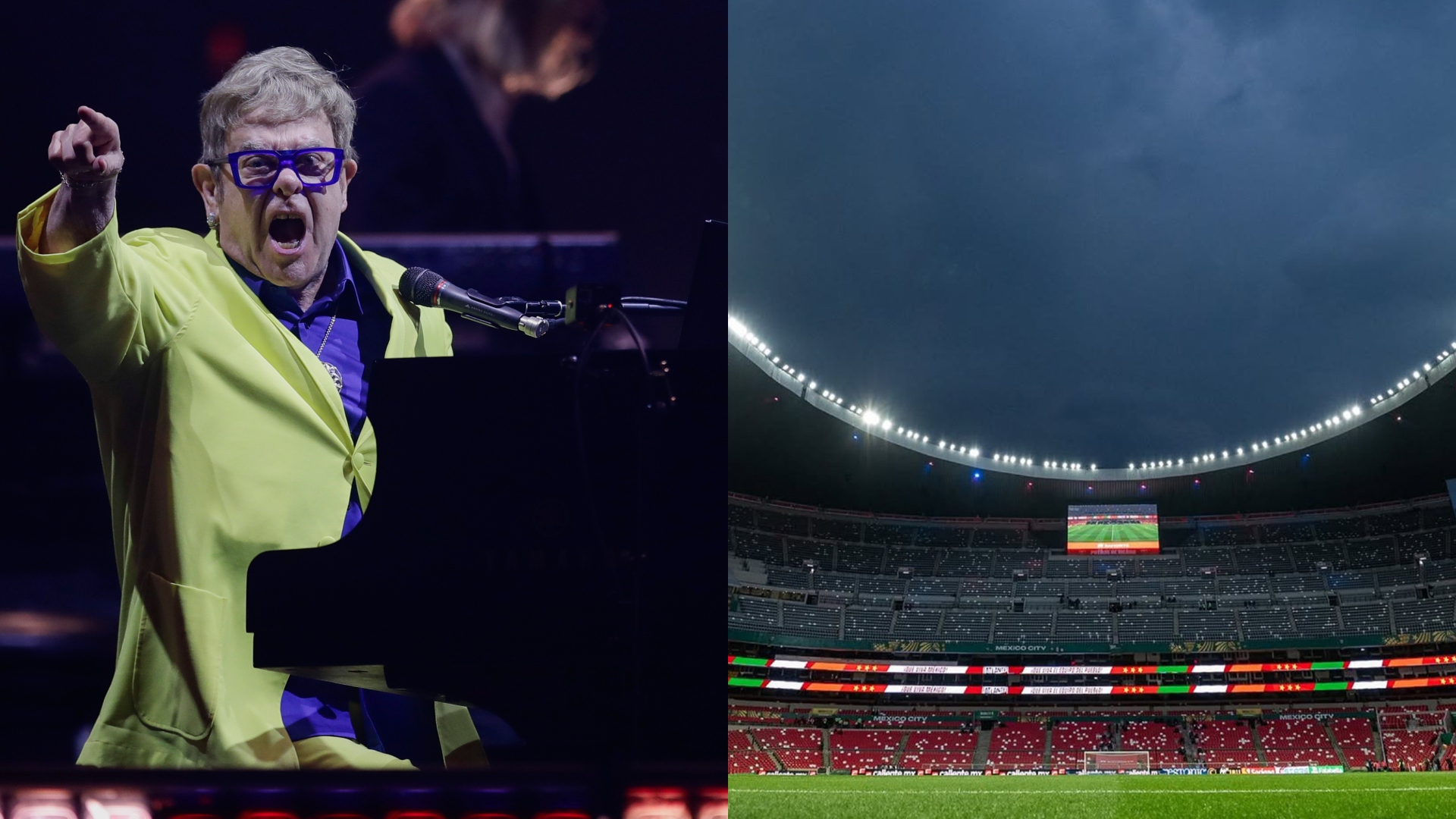 Elton John Estadio Azteca